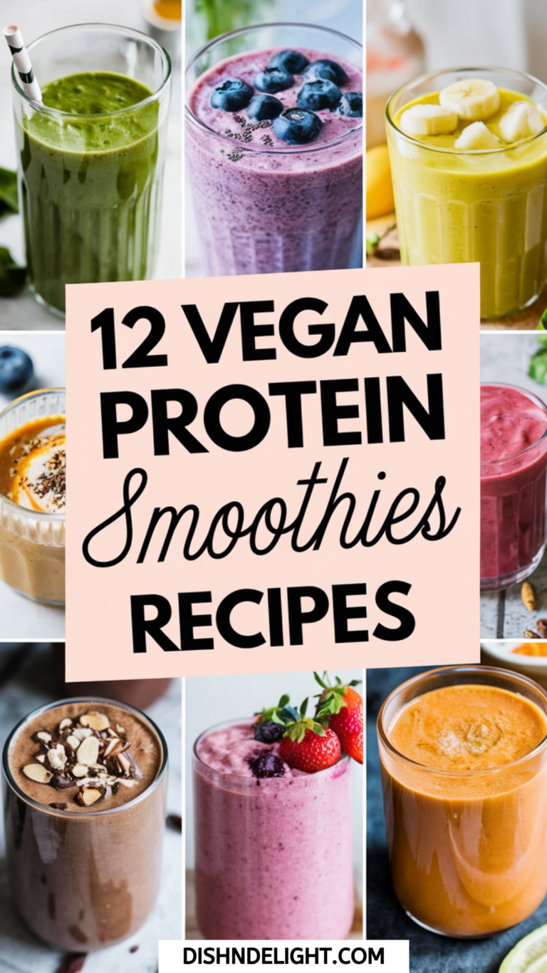 12 Vegan Protein Smoothies Recipes