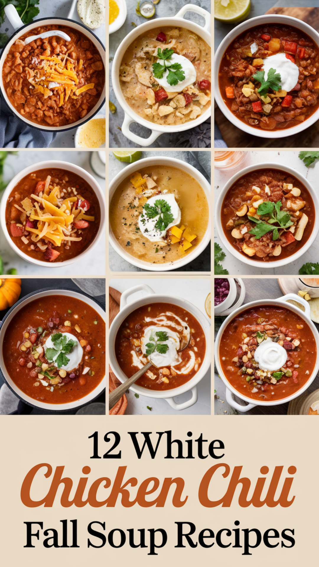 12 White Chicken Chili Fall Soup Recipes