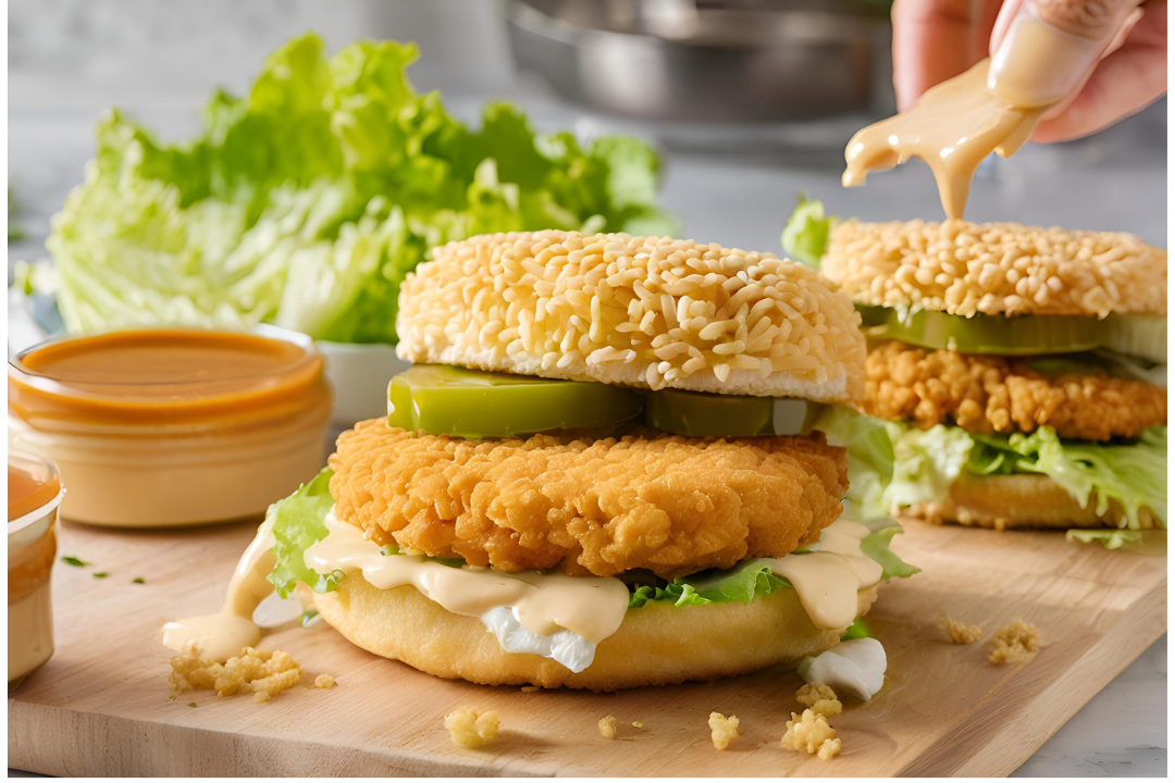 13 - Special Big Mac sauce layered between chicken patties