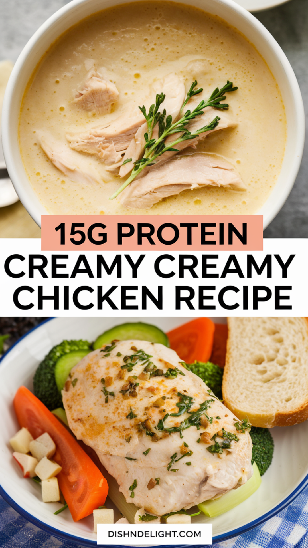 15g Protein Creamy Chicken Recipe