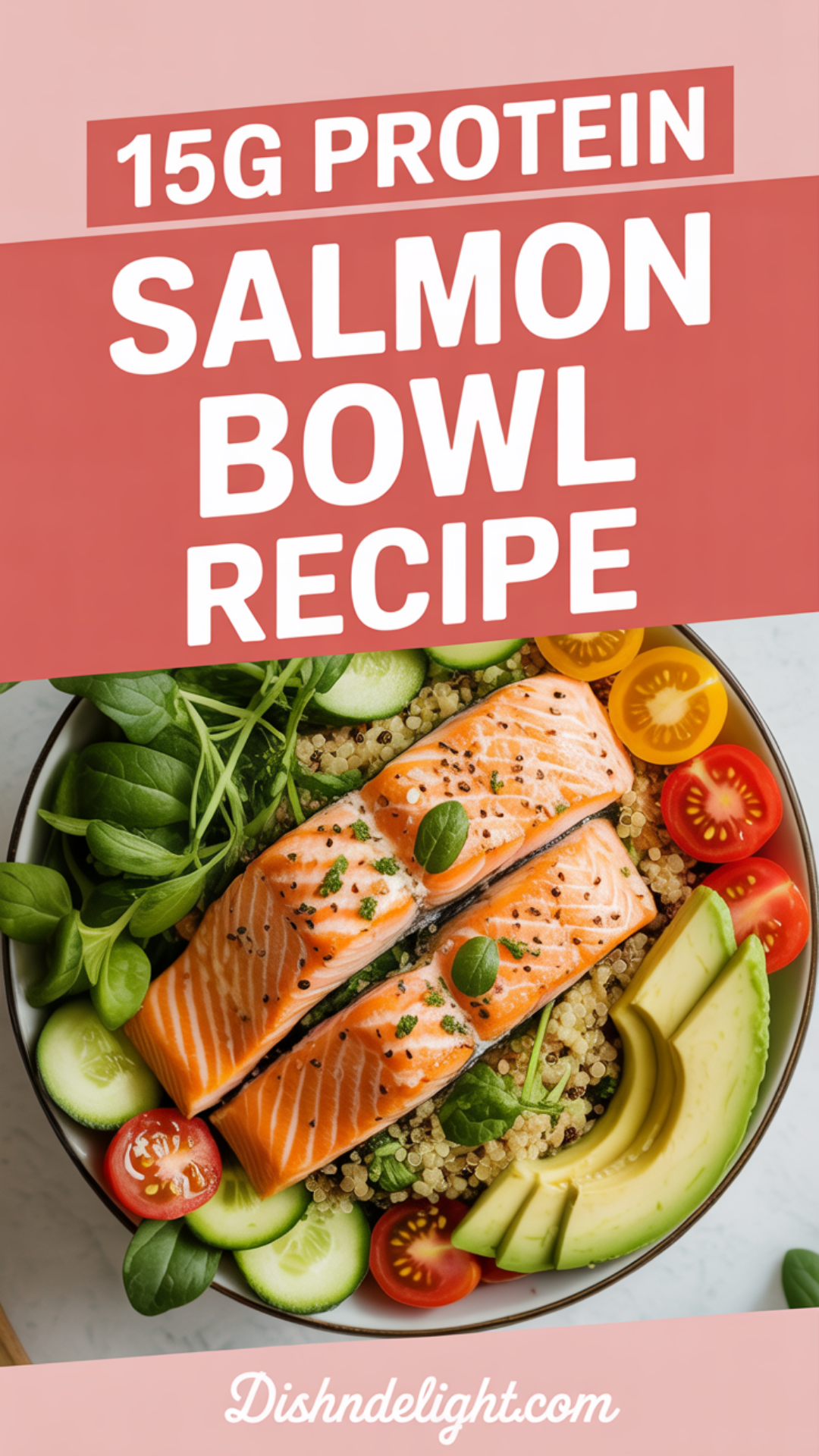 15g Protein Salmon Bowl Recipe 15g Protein Salmon Bowl Recipe