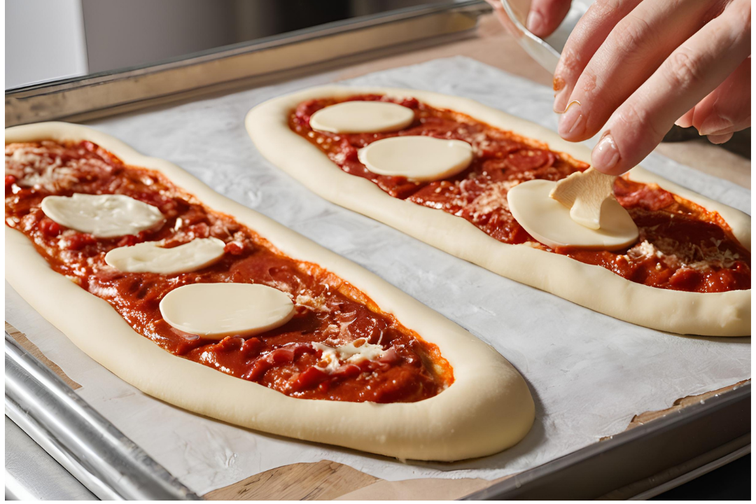 20 - Final Bake_ The pizza emerges from the oven golden and crispy, with signature charred edges and bubbling cheese, ready to slice and serve