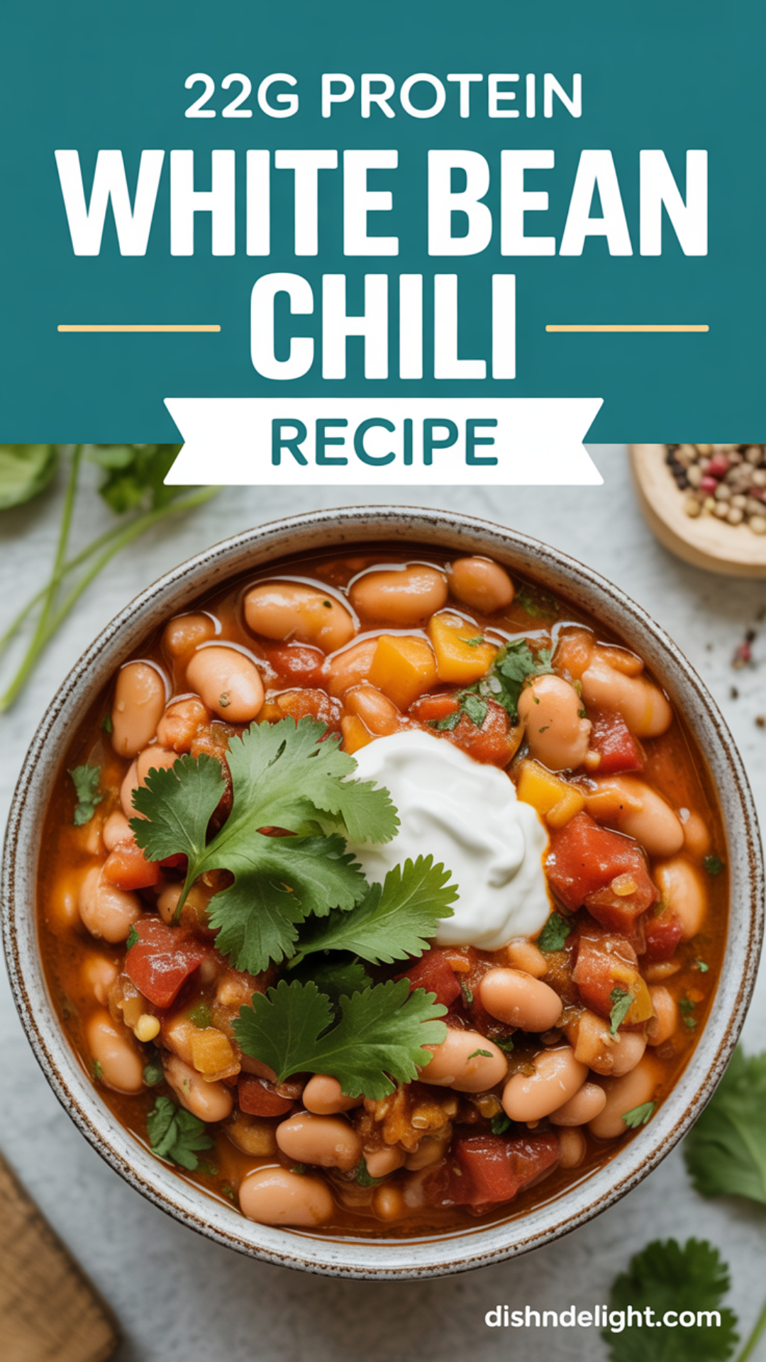 22g Protein White Bean Chili Recipe 22g Protein White Bean Chili Recipe