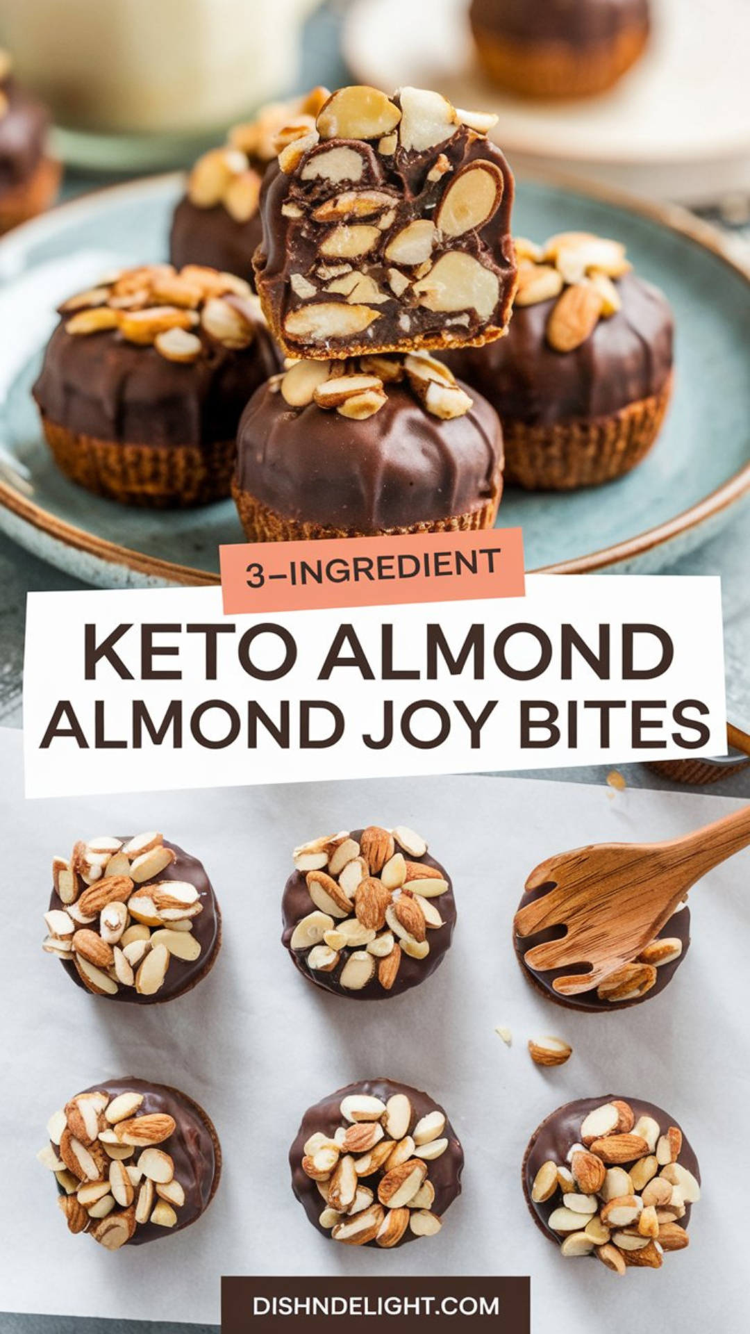 3-Ingredient Keto Almond Joy Bites 3-Ingredient Keto Almond Joy Bites