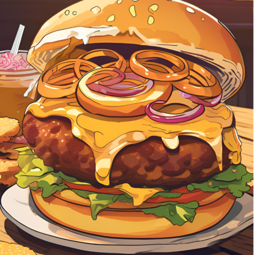 3_in n out burger cheeseburger with onion