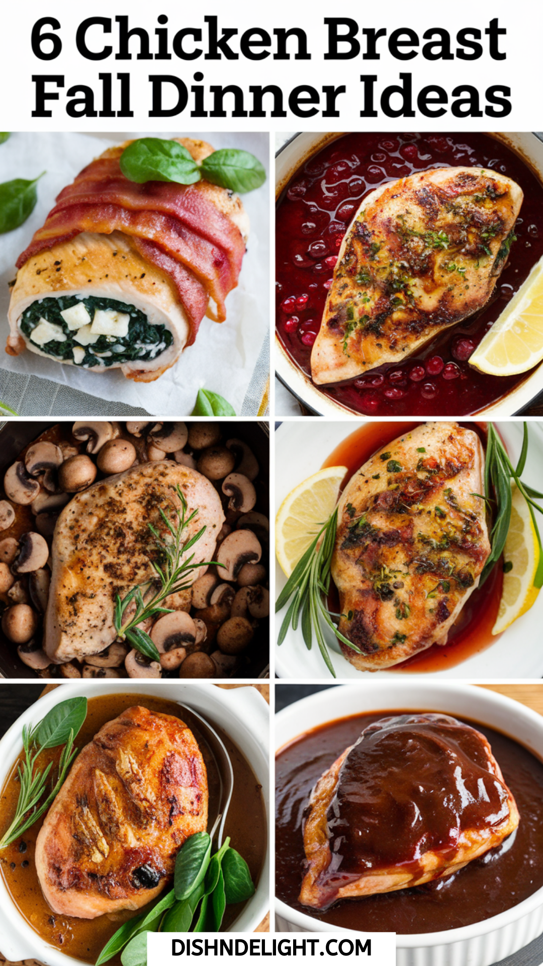6 Chicken Breast Fall Dinner Ideas