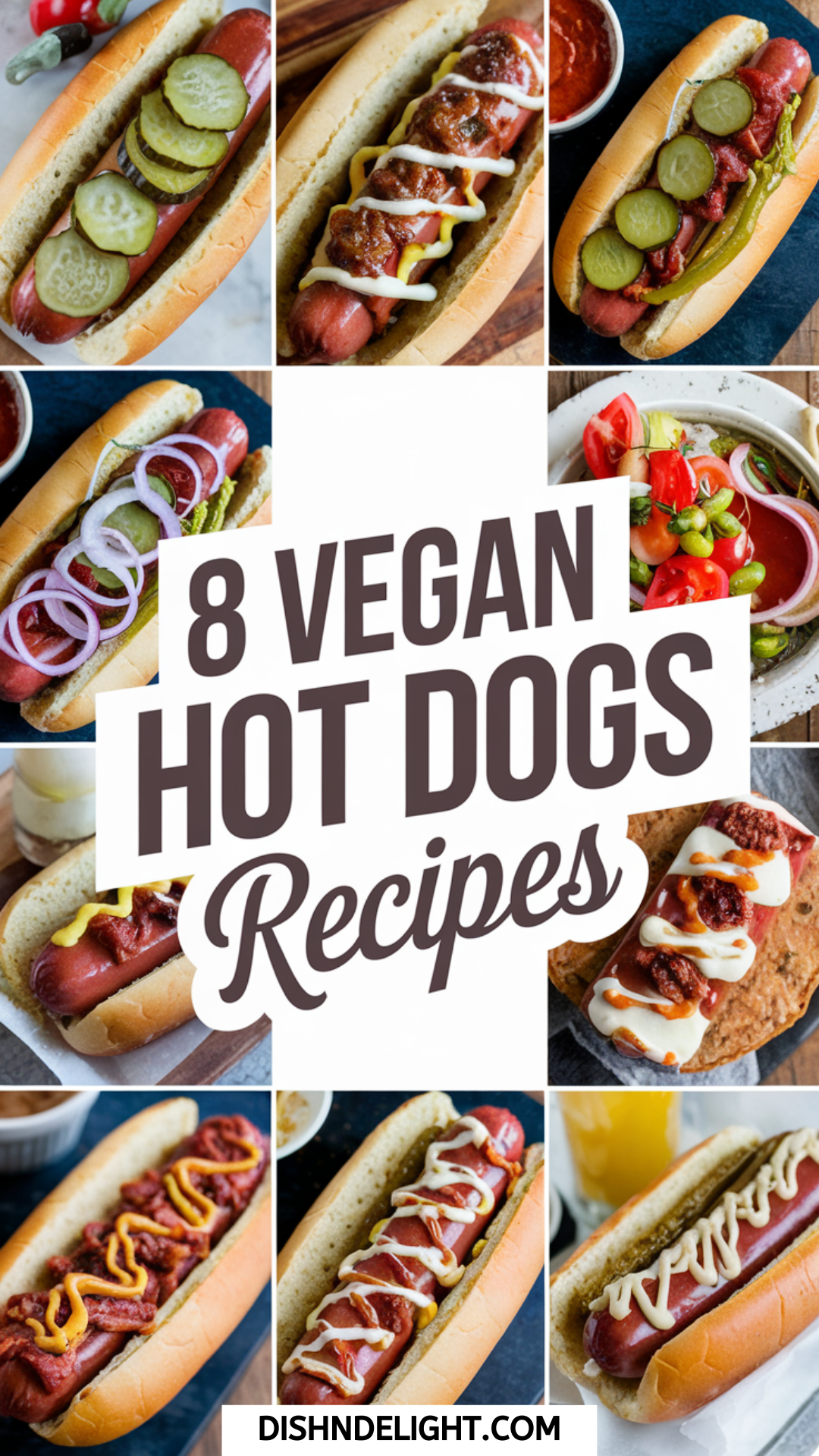 8 Vegan Hot Dogs 8 Vegan Hot Dogs