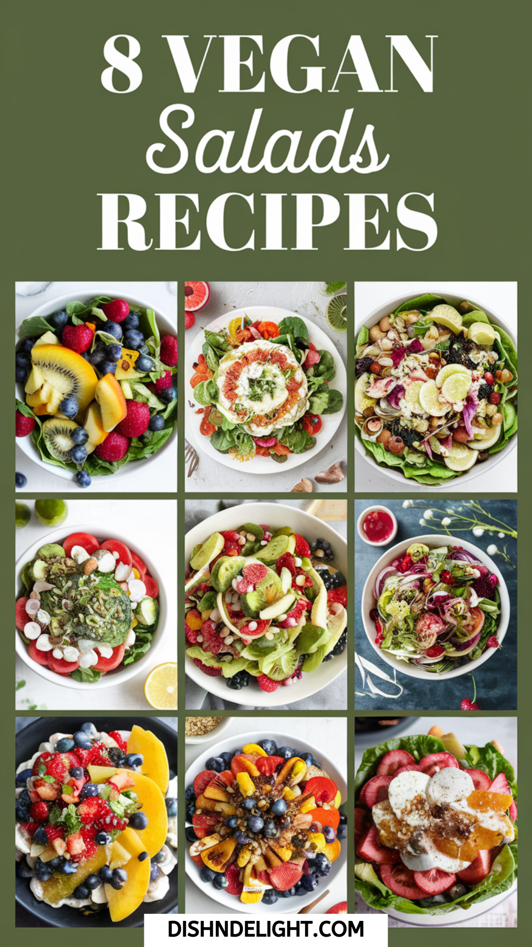 8 Vegan Salads 8 Vegan Salads