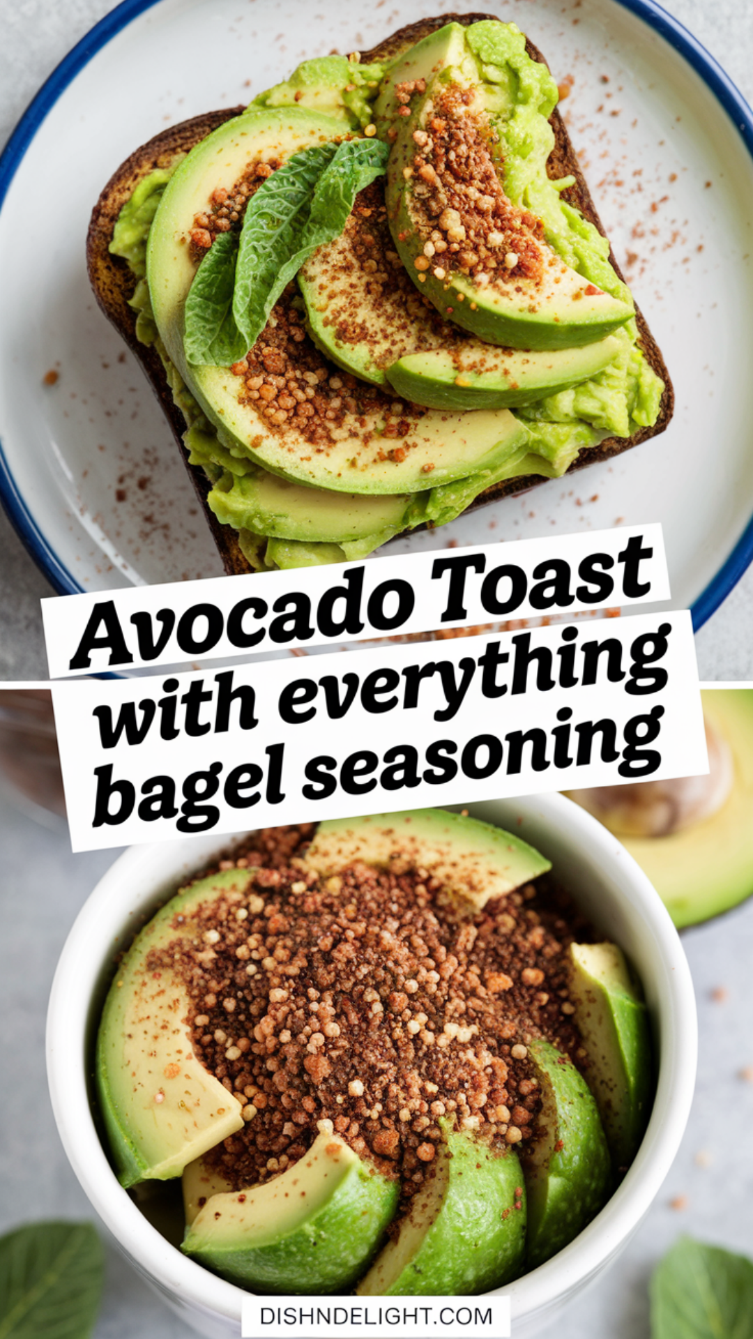 Avocado Toast with Everything Bagel Seasoning Recipe