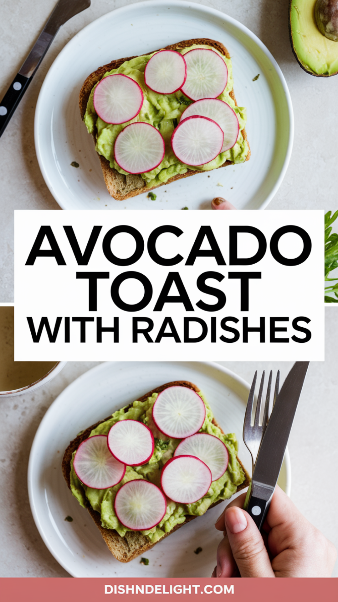 Avocado Toast with Radishes Recipe