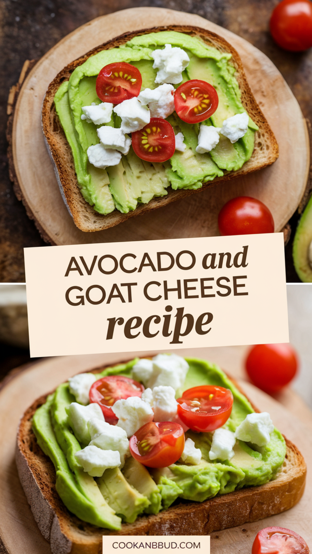Avocado and Goat Cheese Toast Recipe