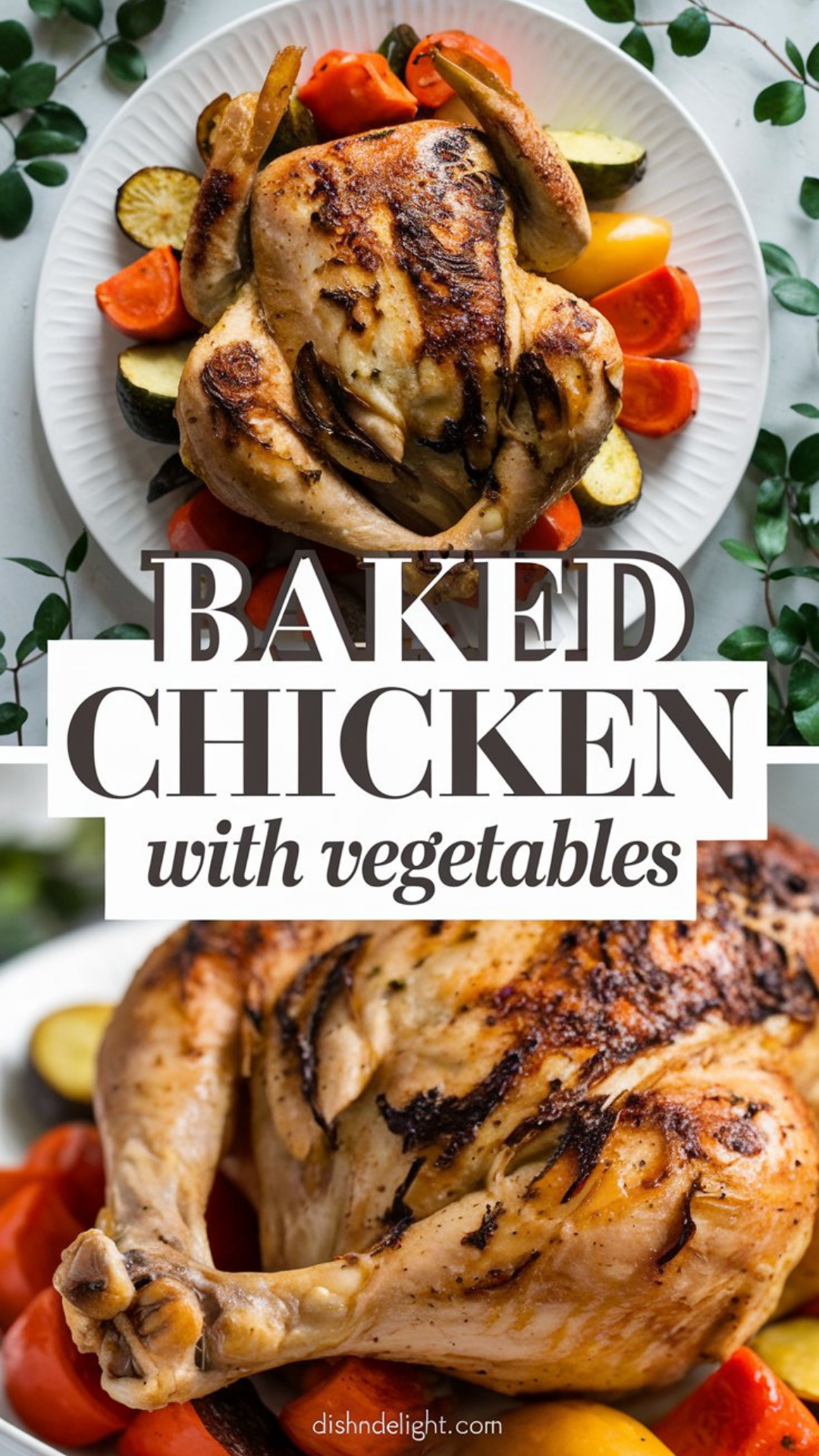 Baked Chicken with Vegetables Recipe