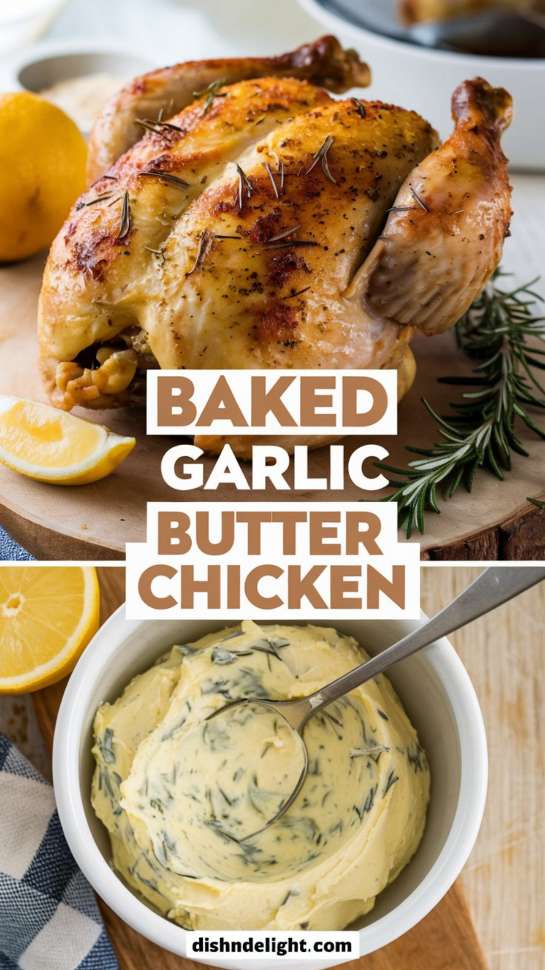 Baked Garlic Butter Chicken Recipe