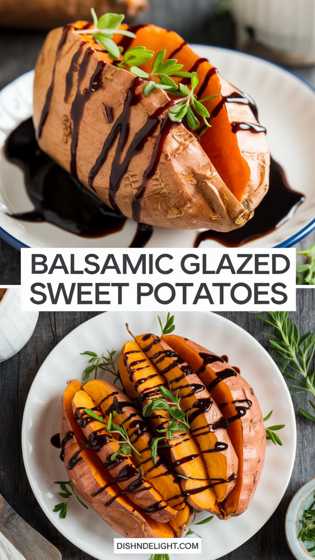Balsamic Glazed Sweet Potatoes Balsamic Glazed Sweet Potatoes