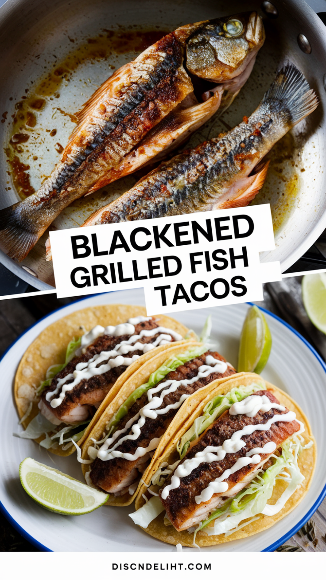 Blackened Grilled Fish Tacos Recipe