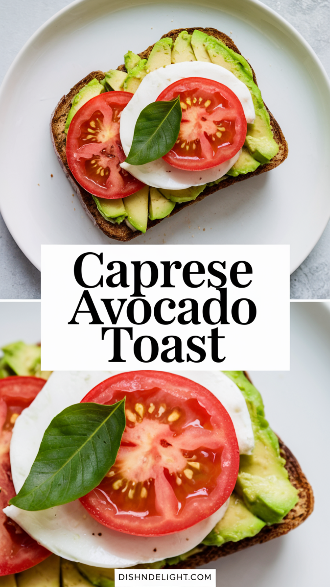 Caprese Avocado Toast Recipe