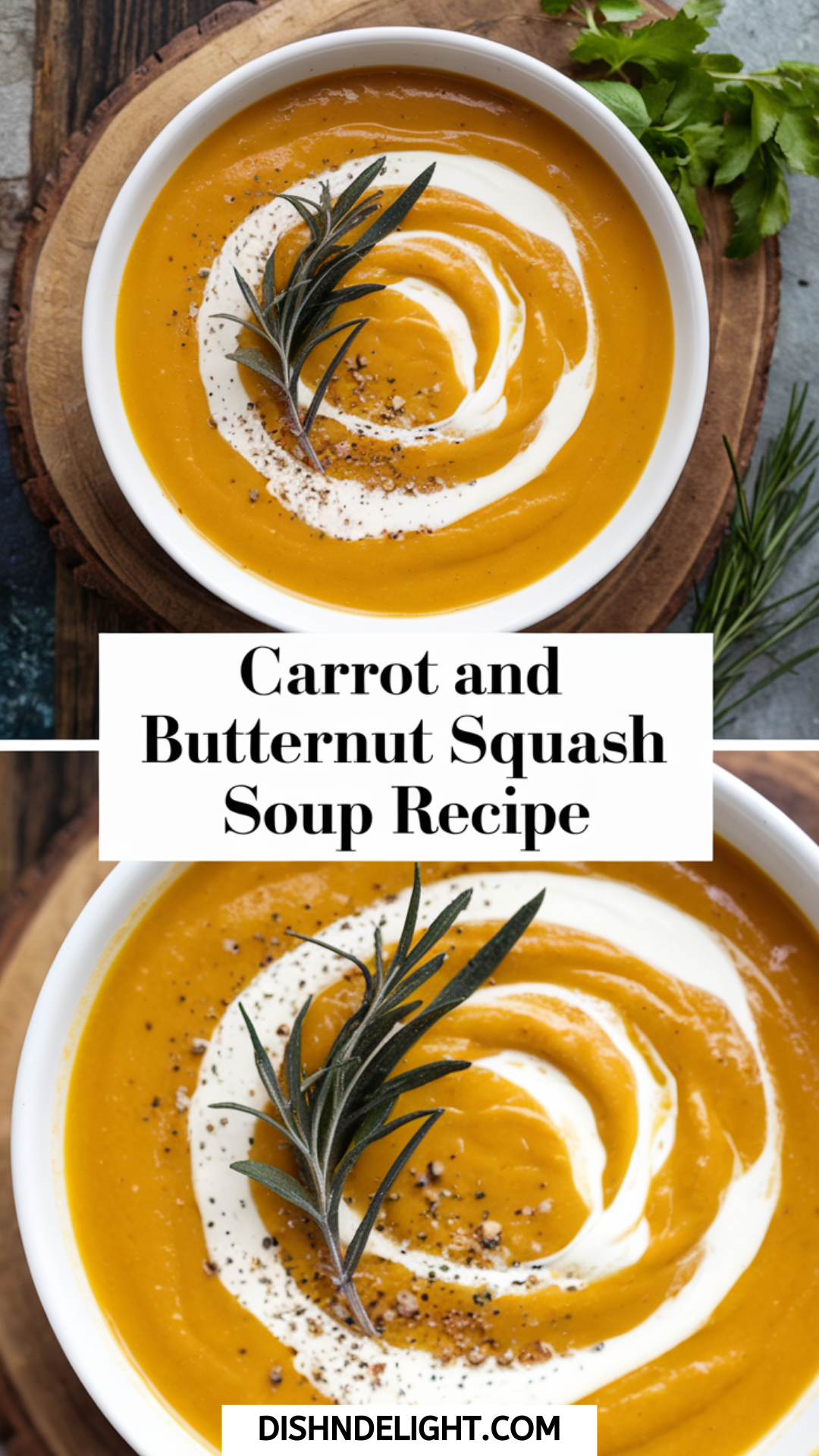 Carrot and Butternut Squash Soup Recipe