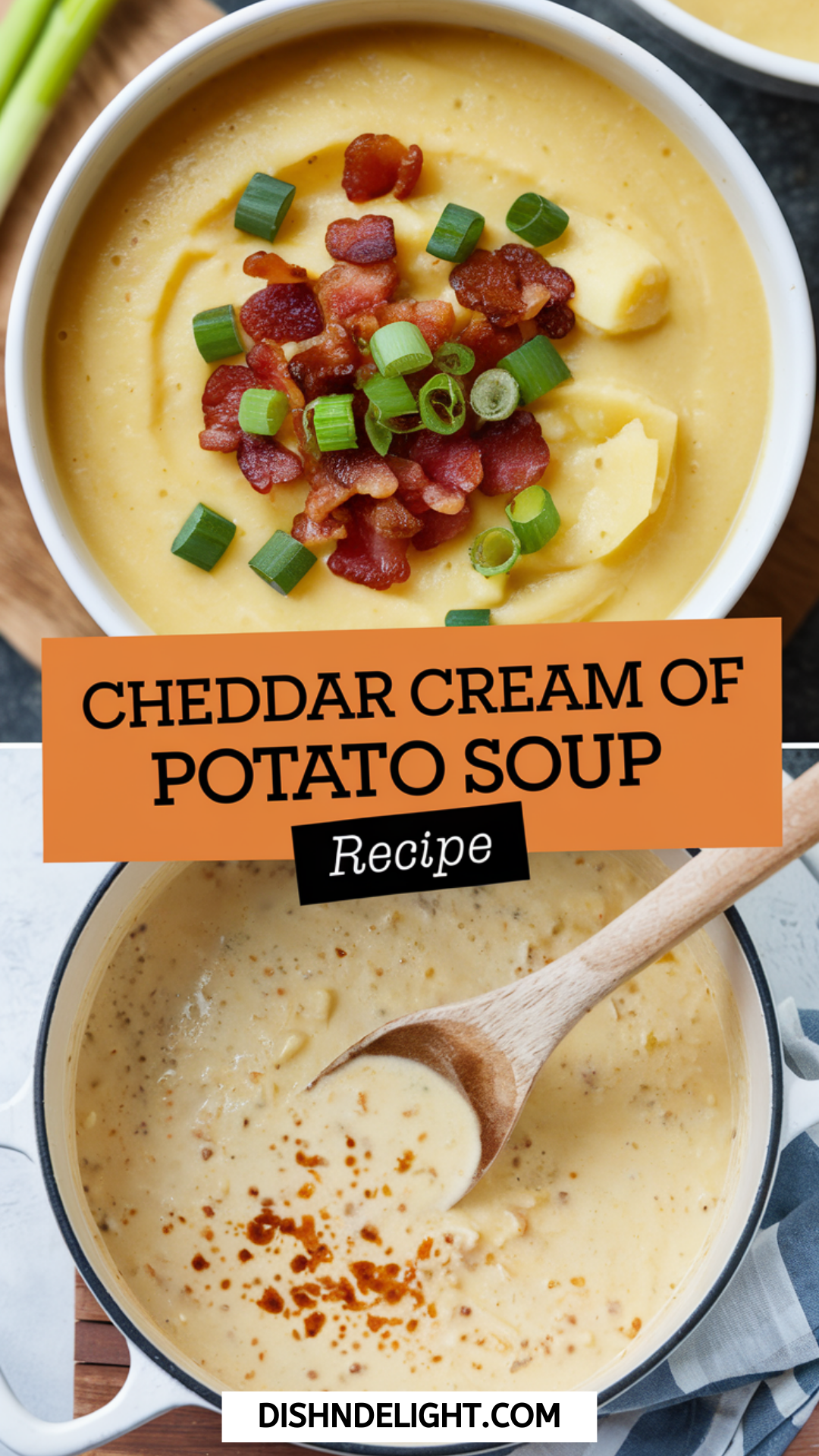 Cheddar Cream of Potato Soup Recipe