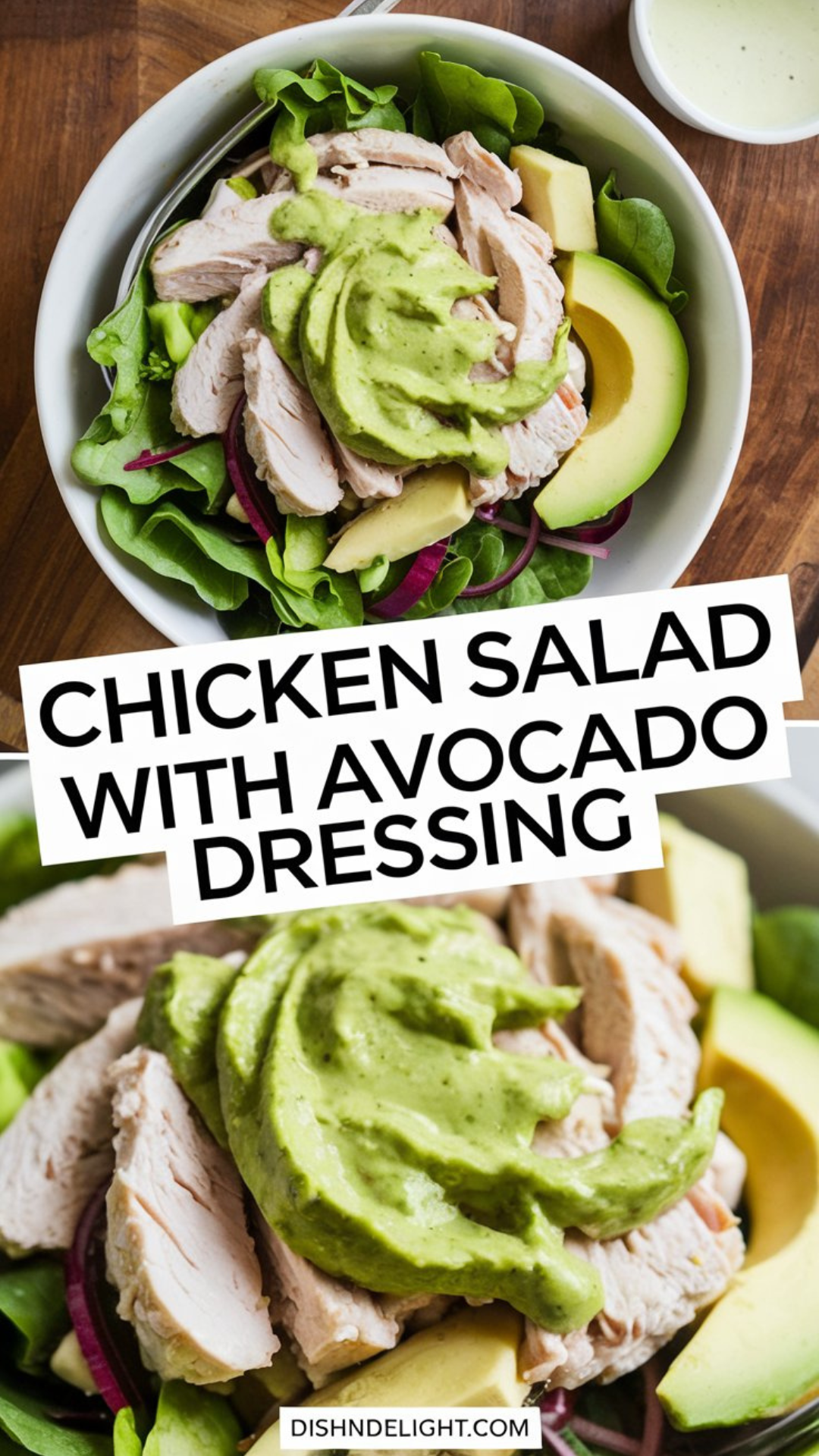 Chicken Salad with Avocado Dressing Recipe