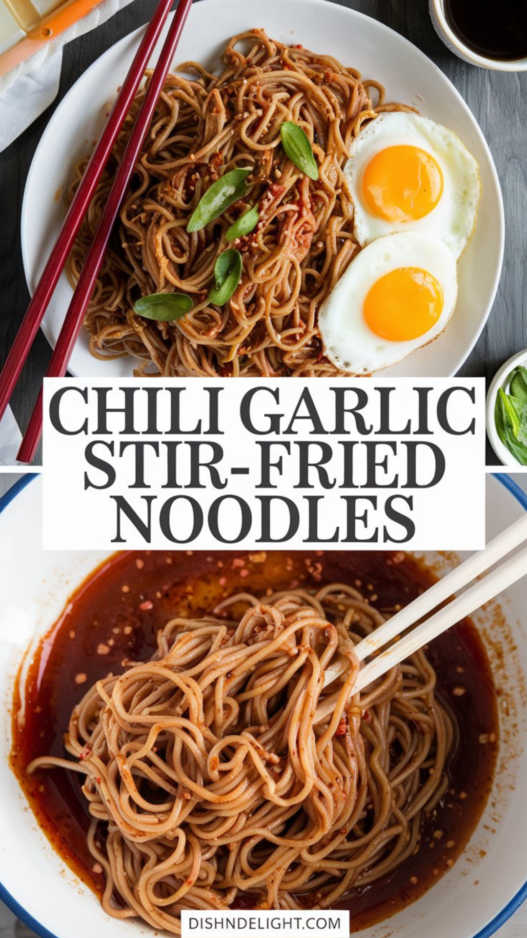 Chili Garlic Stir-Fried Noodles Recipe