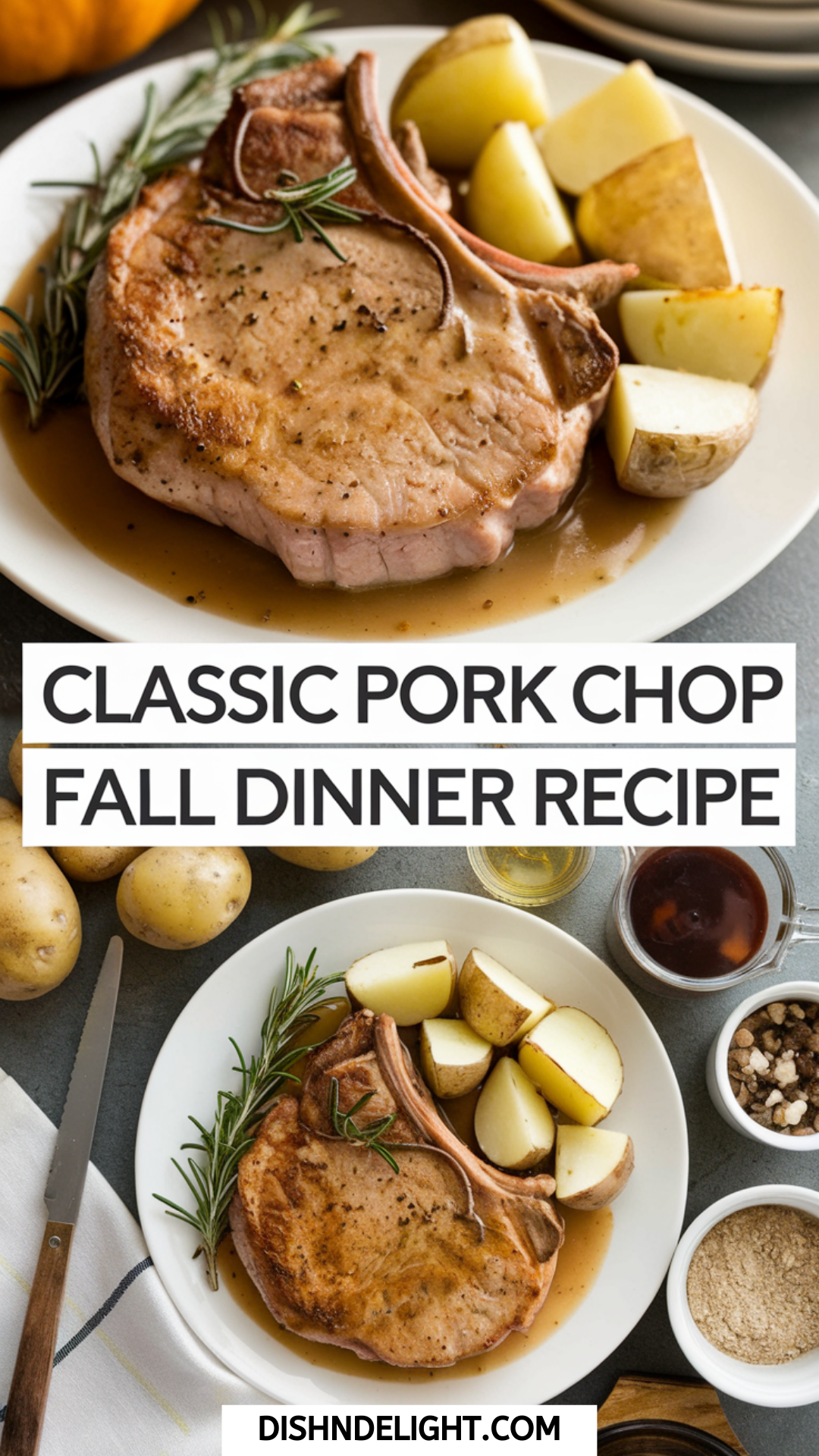 Classic Pork Chop Fall Dinner Recipe