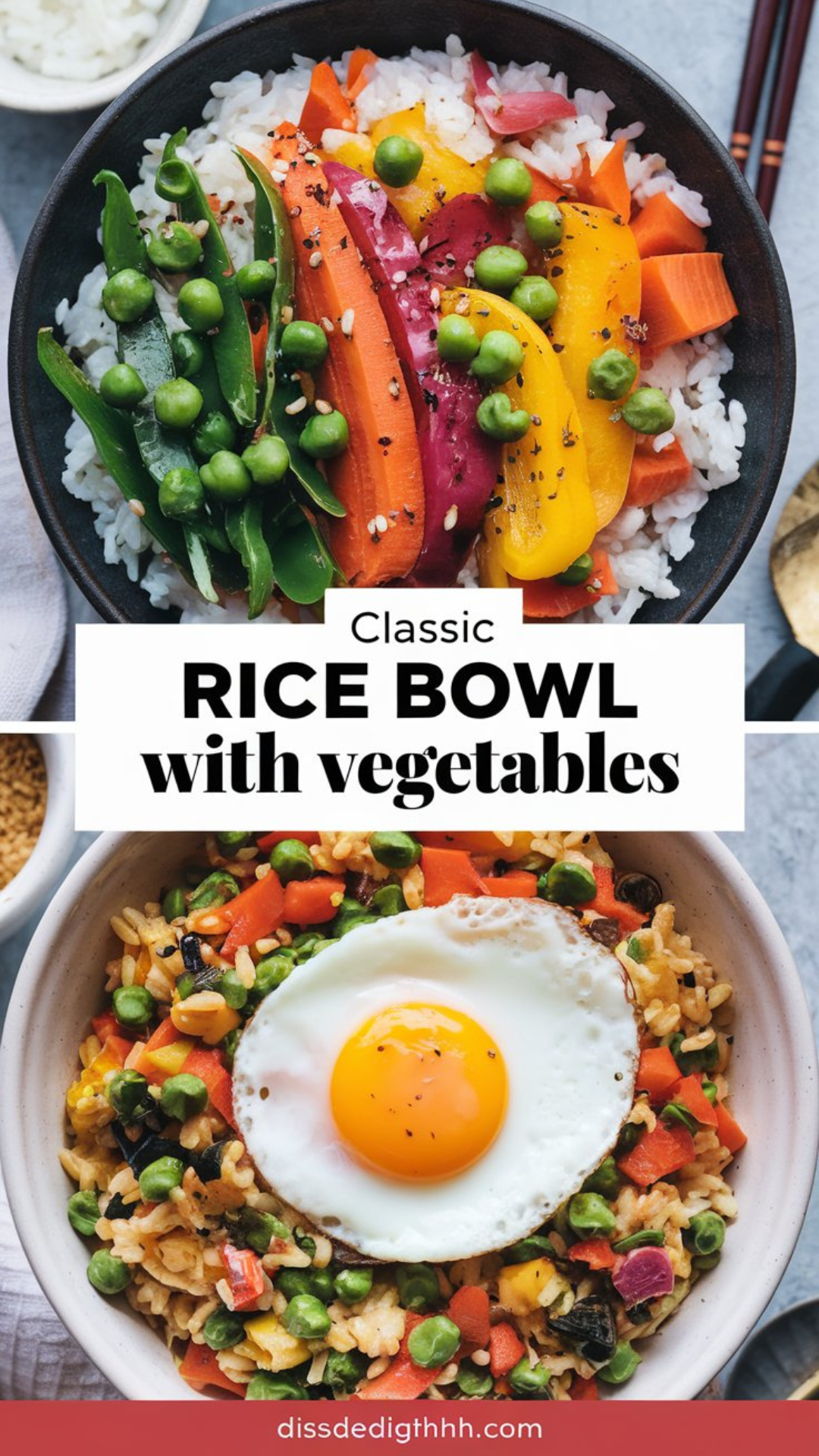 Classic Rice Bowl with Vegetables Recipe