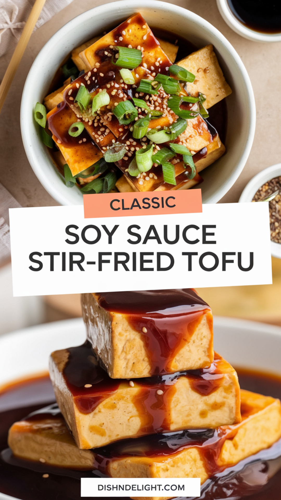 Classic Soy Sauce Stir-Fried Tofu Classic Soy Sauce Stir-Fried Tofu