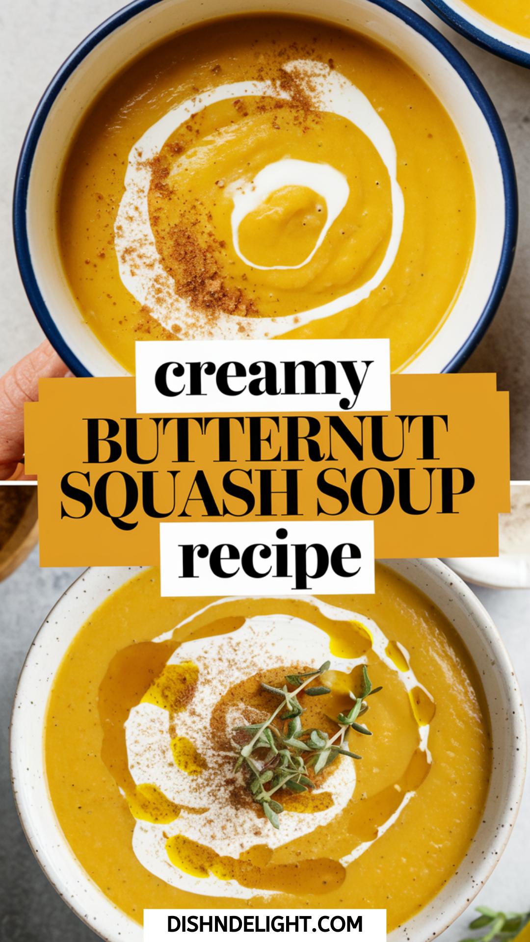 Creamy Butternut Squash Soup Recipe