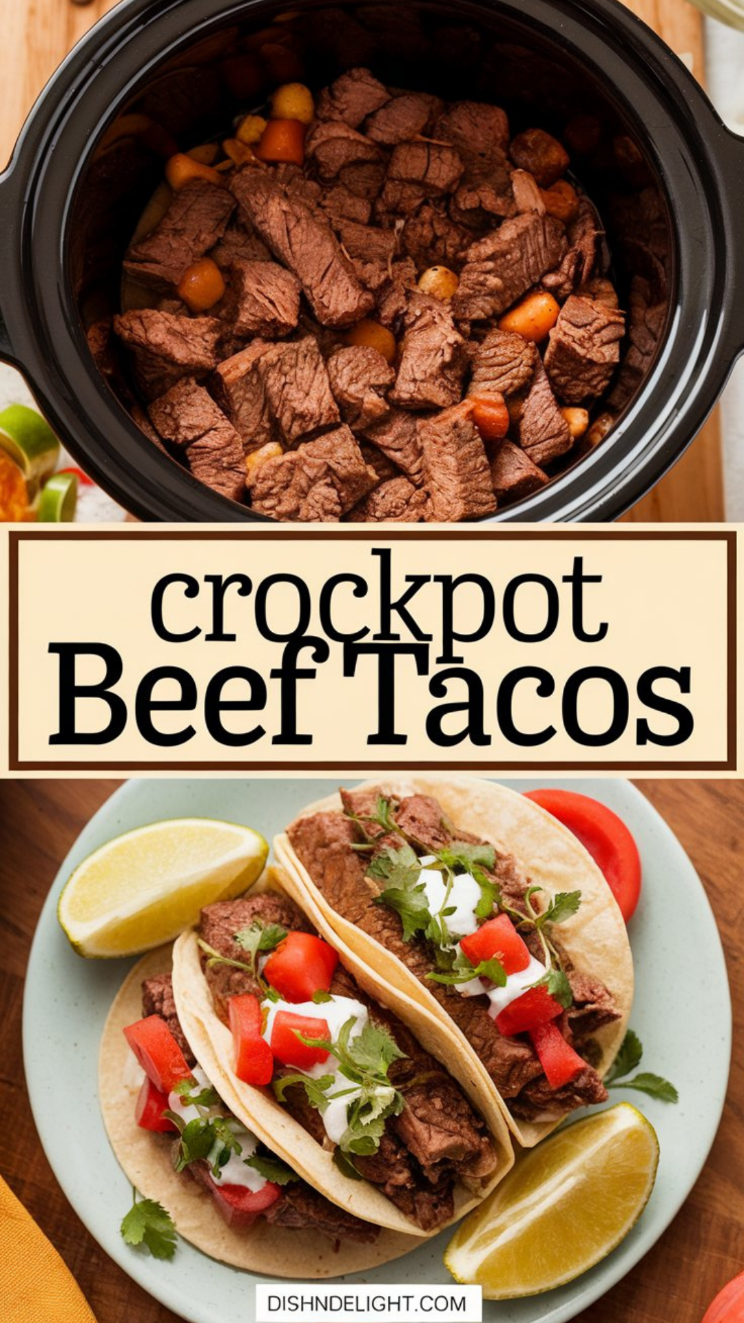 Crockpot Beef Tacos Recipe