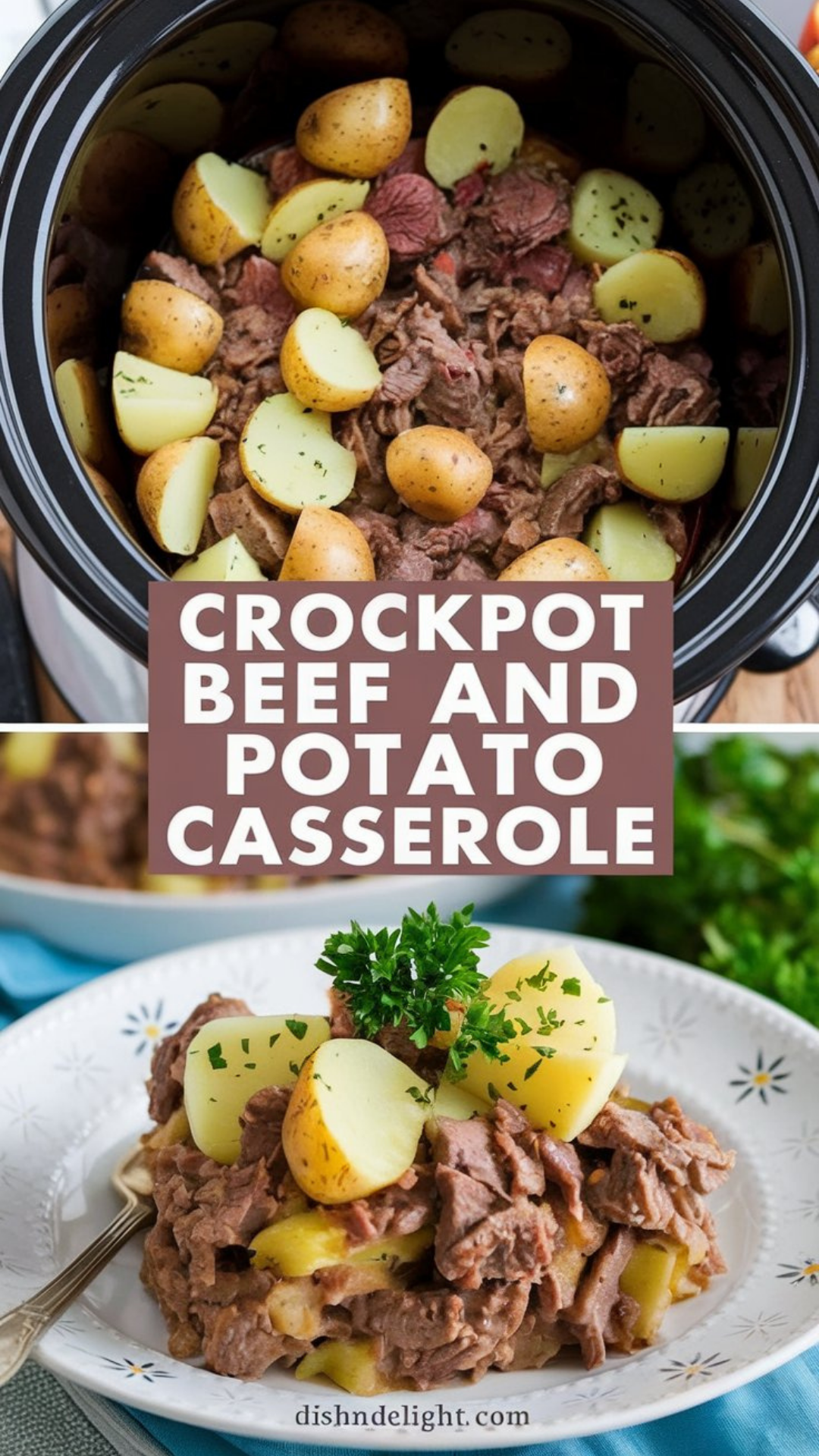 Crockpot Beef and Potato Casserole Recipe