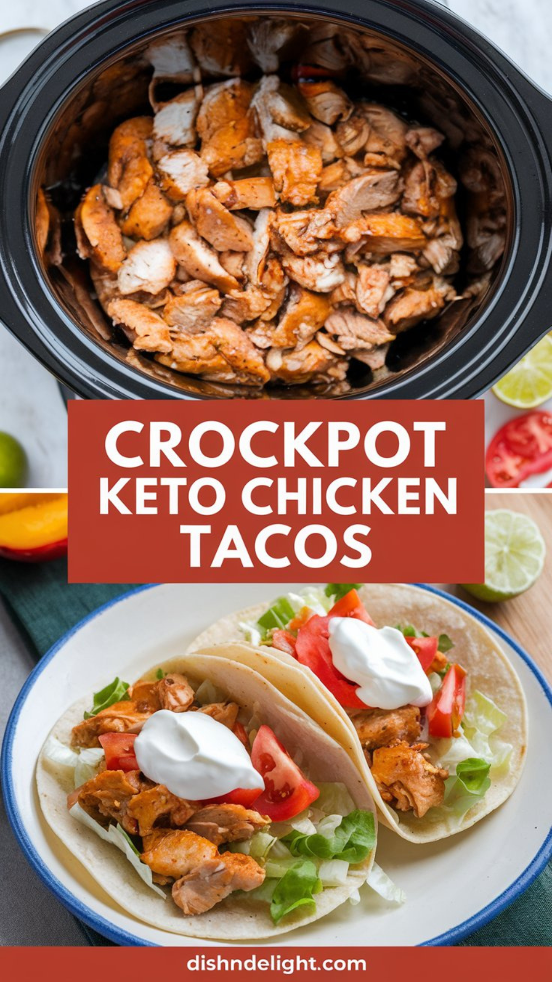 Crockpot Keto Chicken Tacos Crockpot Keto Chicken Tacos
