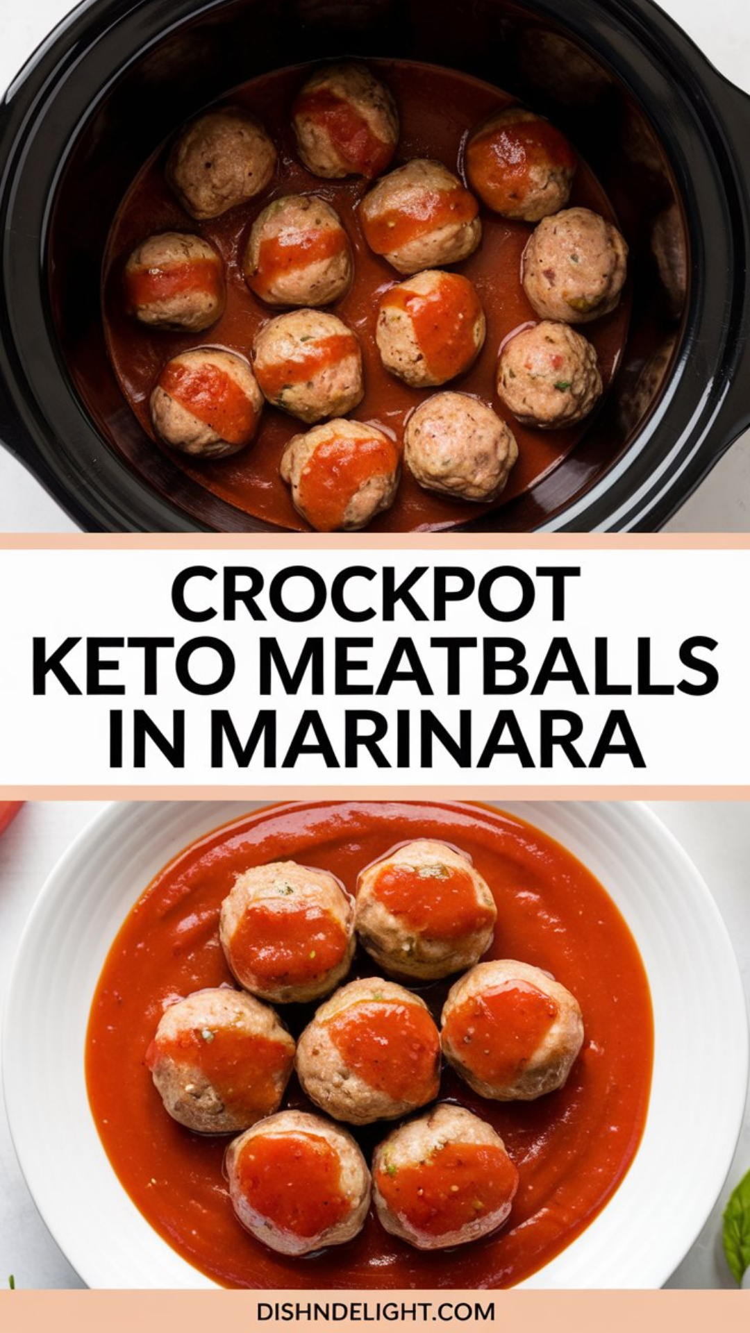 Crockpot Keto Meatballs in Marinara Crockpot Keto Meatballs in Marinara