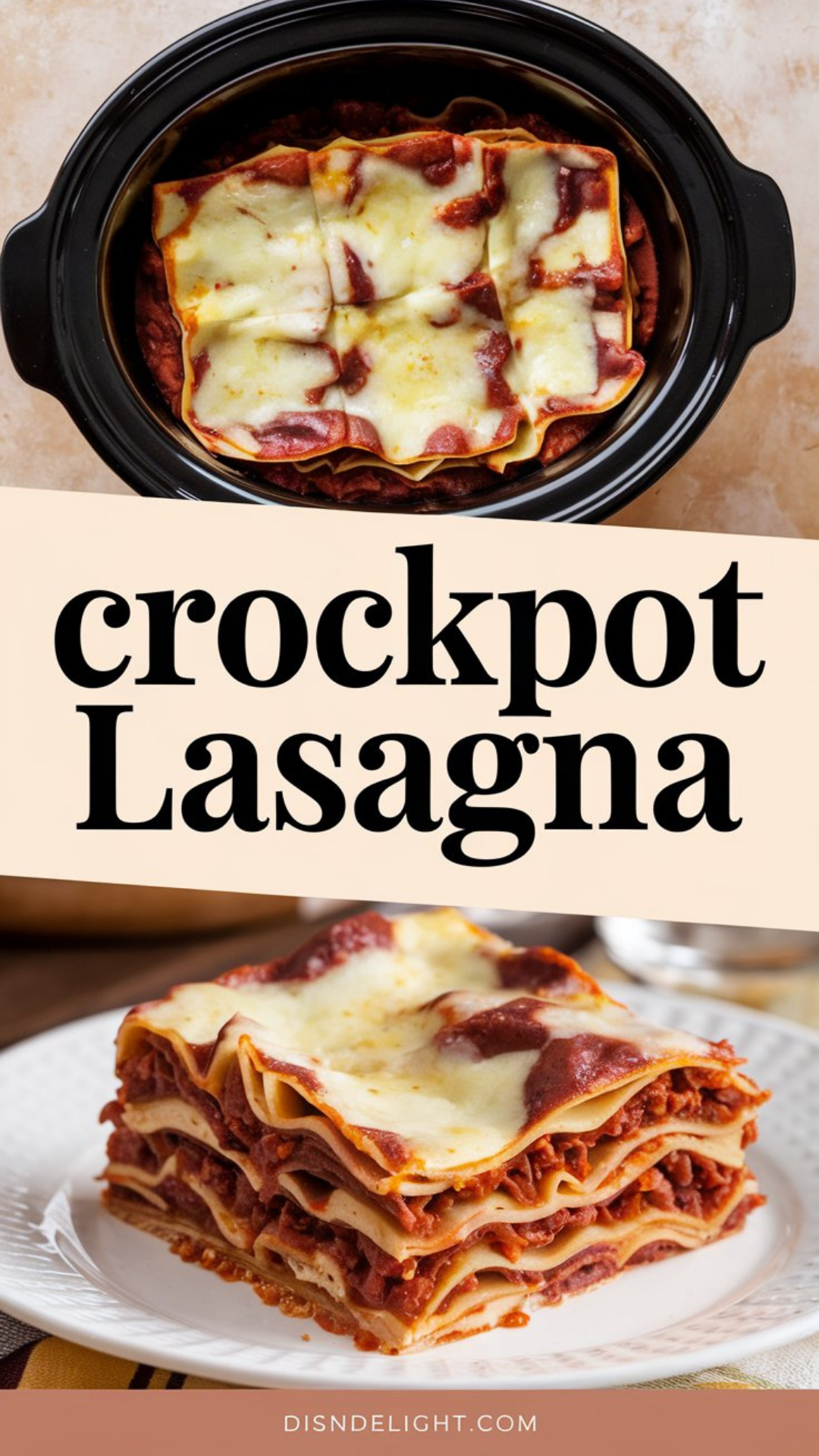 Crockpot Lasagna Recipe