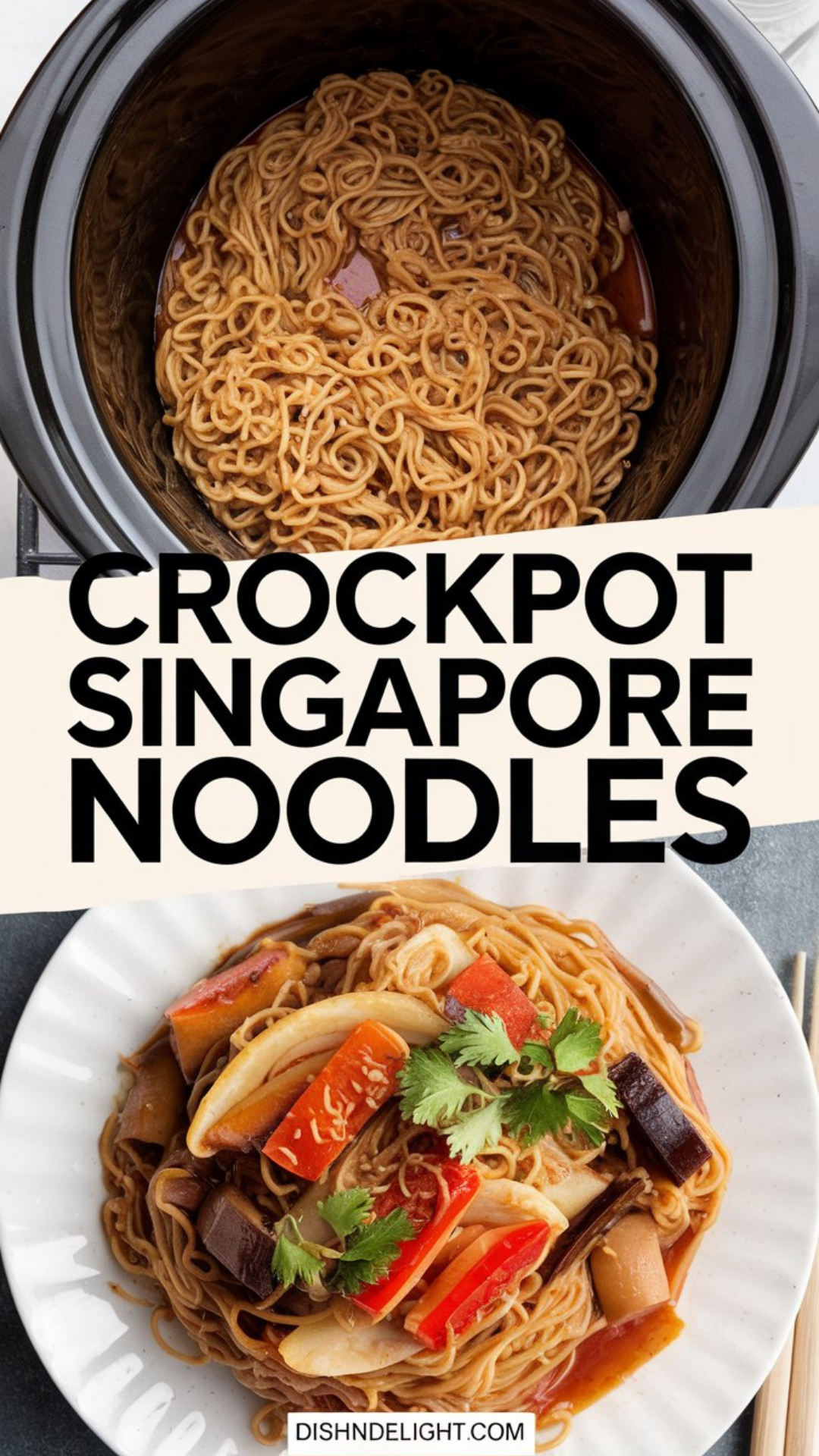Crockpot Singapore Noodles Recipe