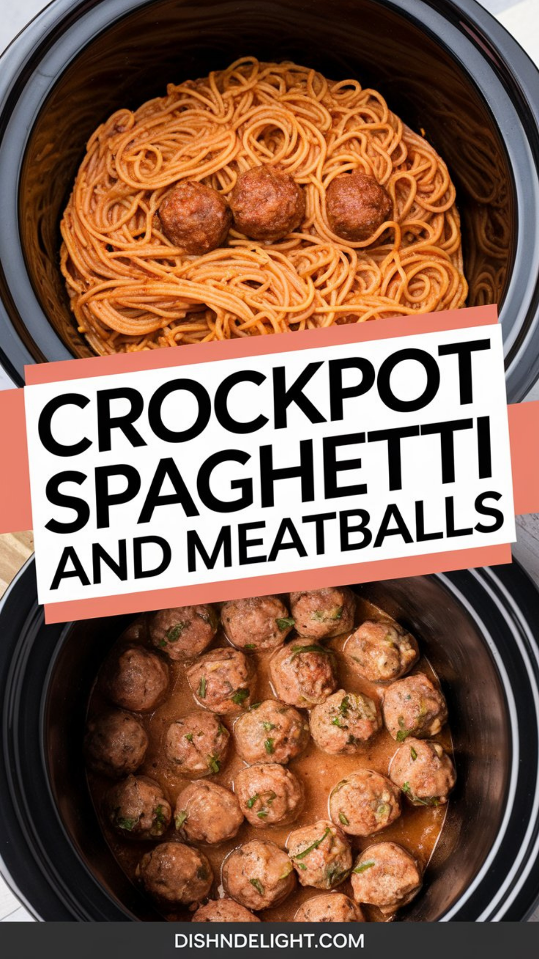 Crockpot Spaghetti and Meatballs Recipe