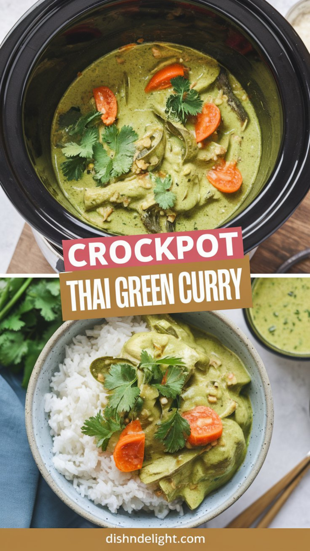 Crockpot Thai Green Curry Recipe