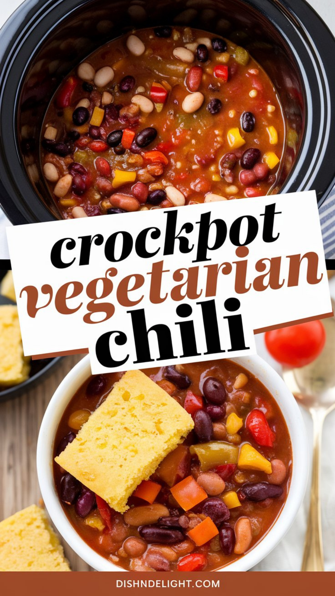 Crockpot Vegetarian Chili Recipe Crockpot Vegetarian Chili Recipe