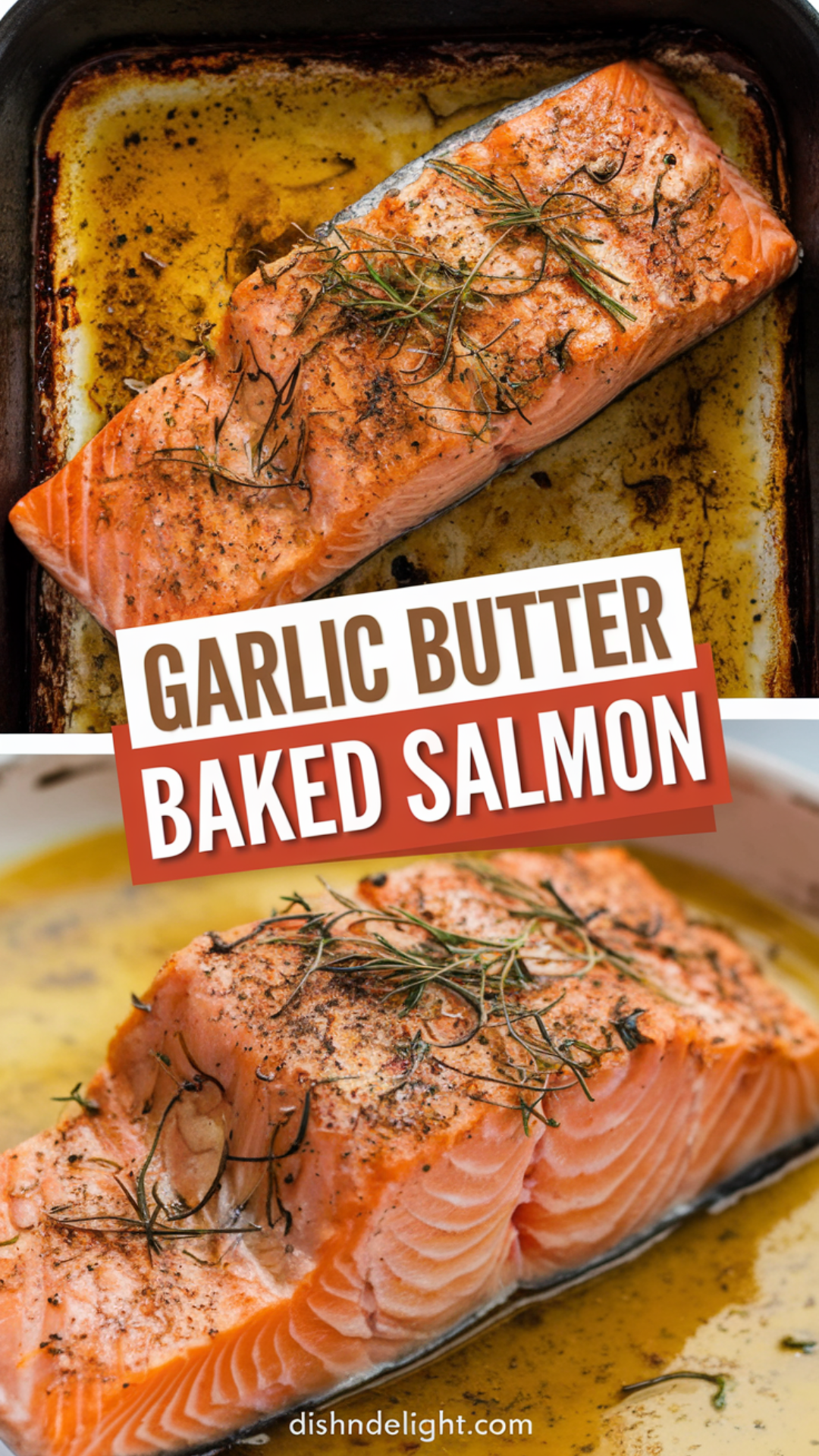 Garlic Butter Baked Salmon