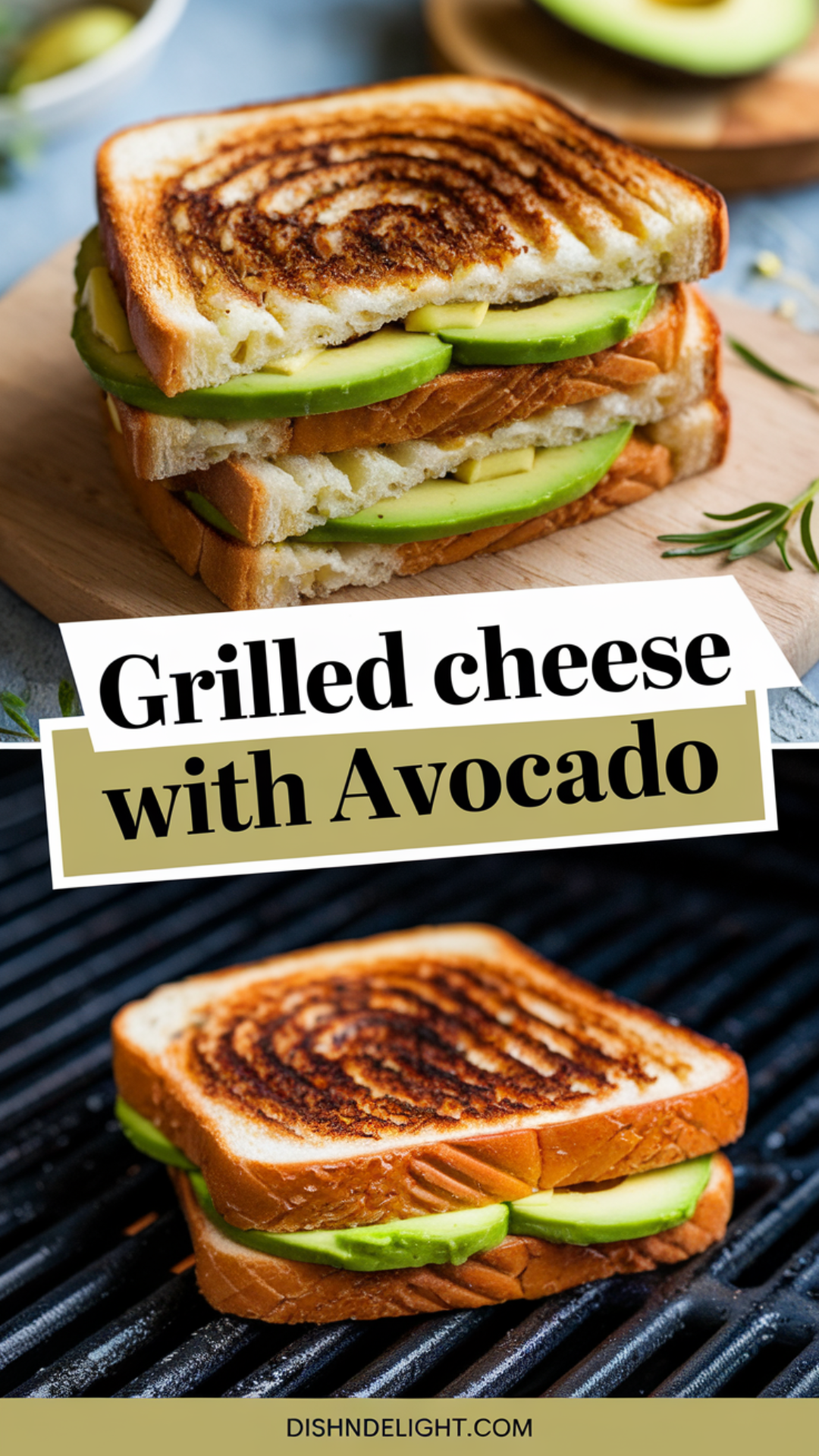 Grilled Cheese with Avocado Grilled Cheese with Avocado