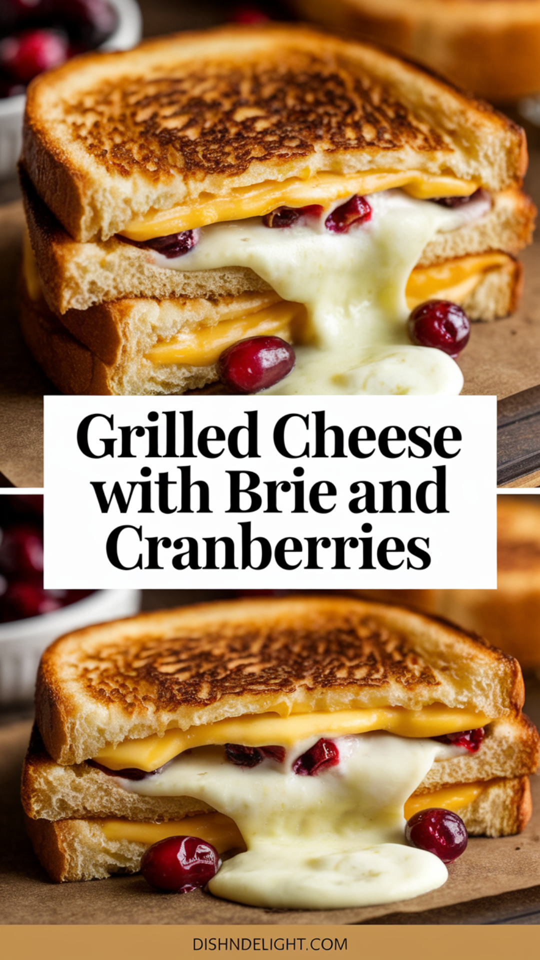 Grilled Cheese with Brie and Cranberries Grilled Cheese with Brie and Cranberries