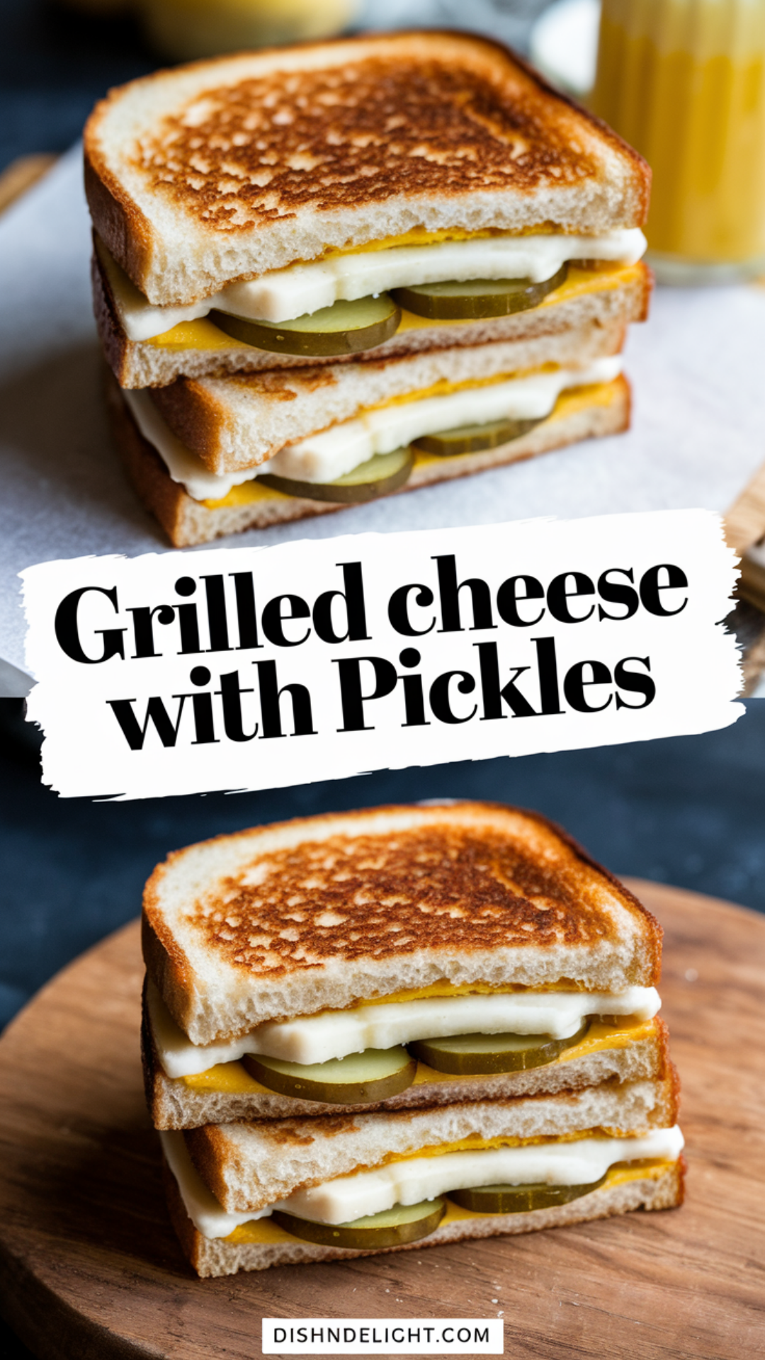Grilled Cheese with Pickles Grilled Cheese with Pickles