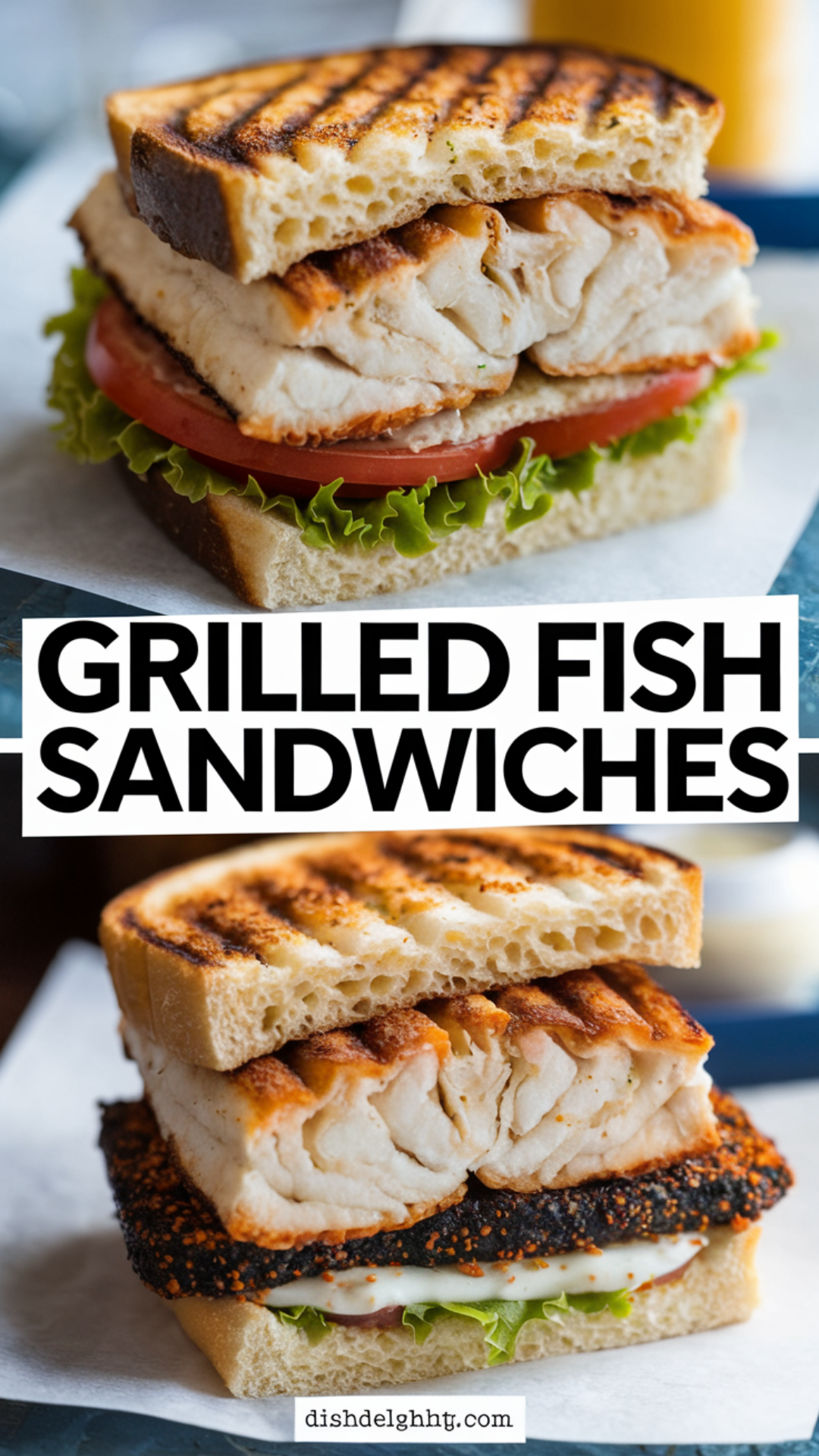 Grilled Fish Sandwiches Recipe