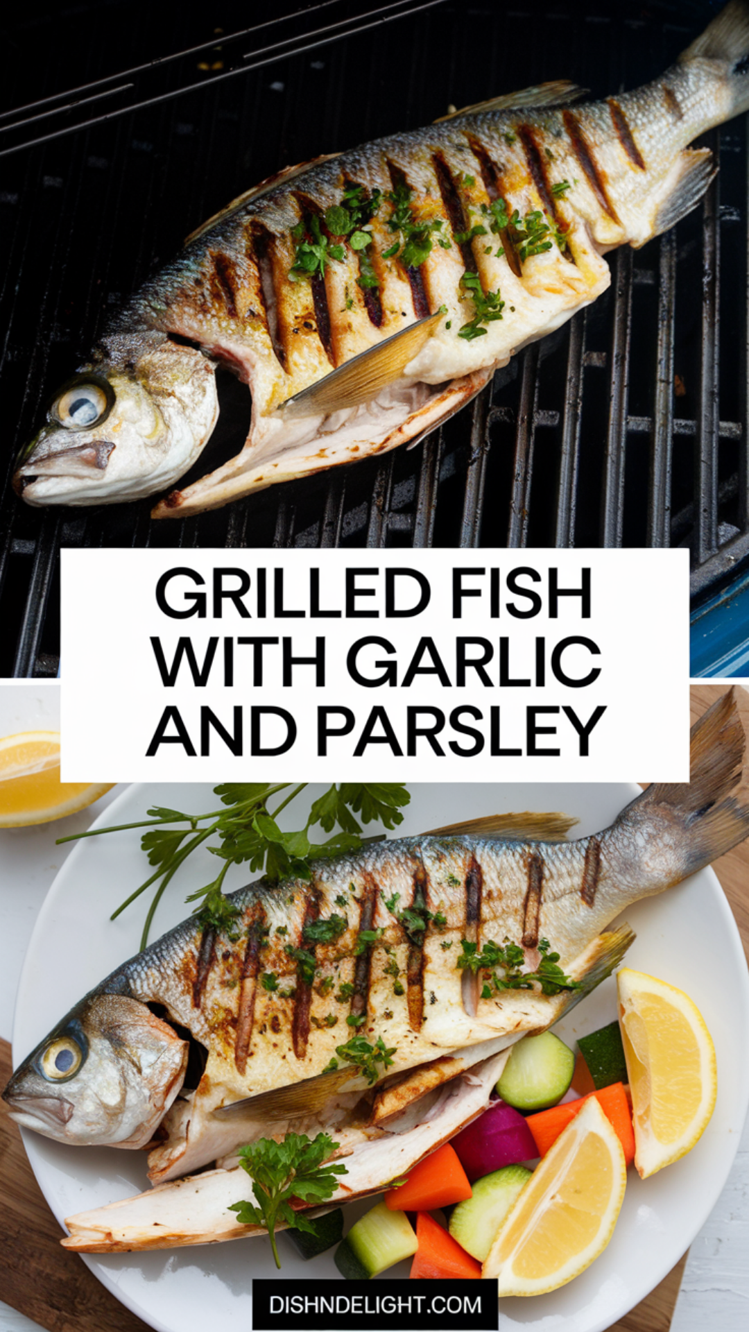 Grilled Fish with Garlic and Parsley Recipe