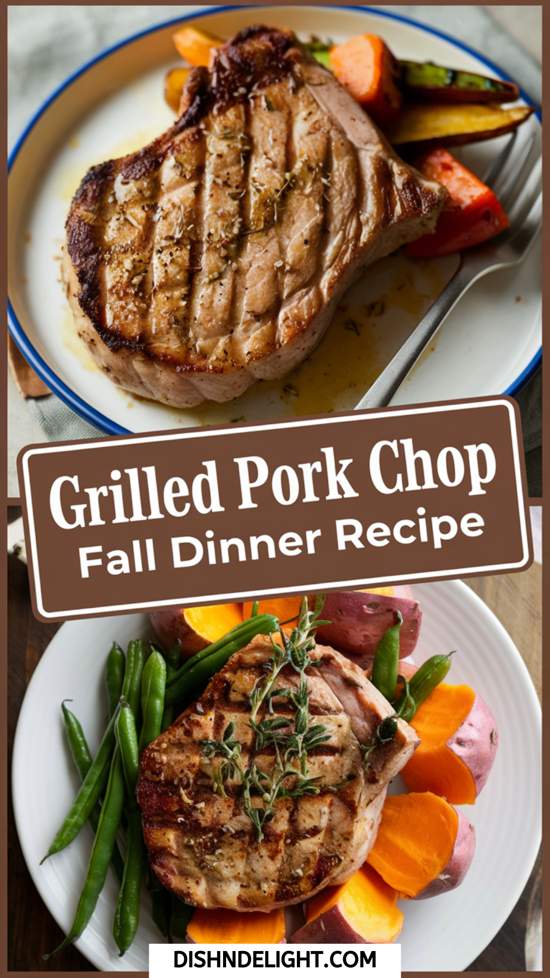 Grilled Pork Chop Fall Dinner Recipe