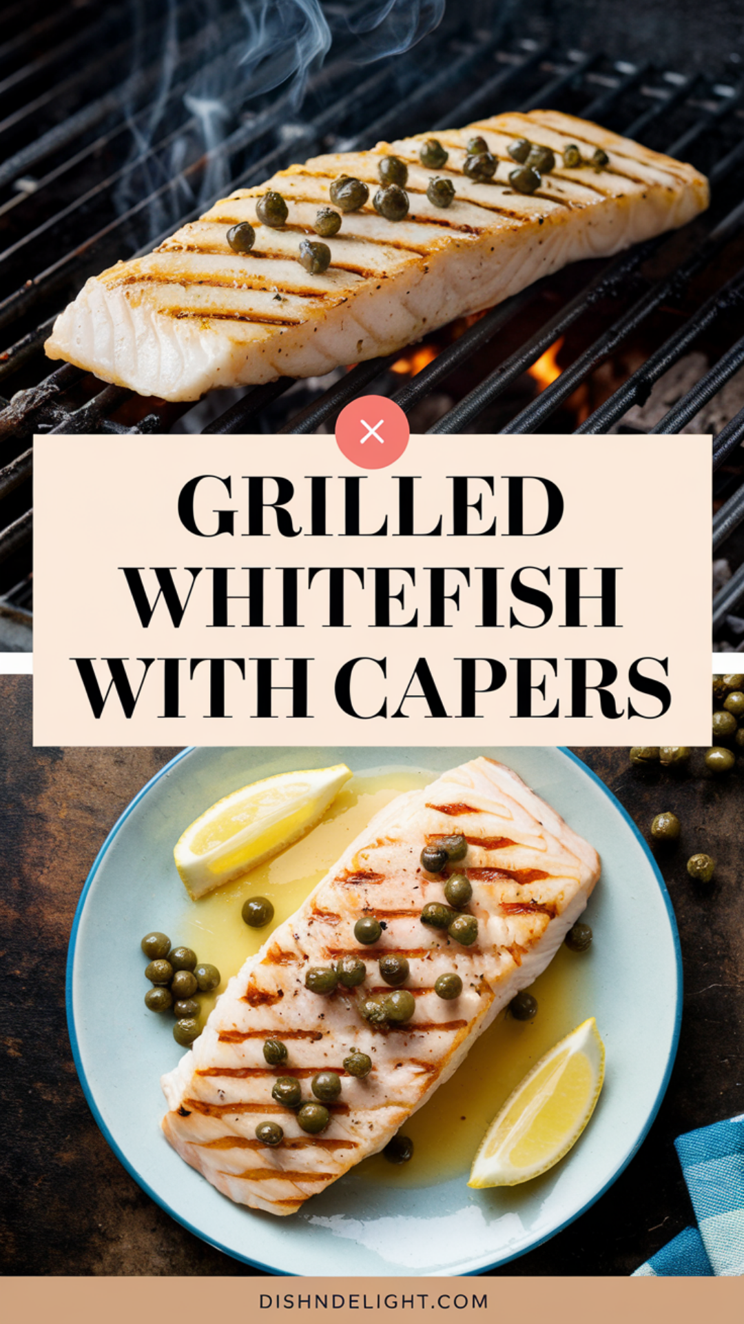 Grilled Whitefish with Capers Recipe