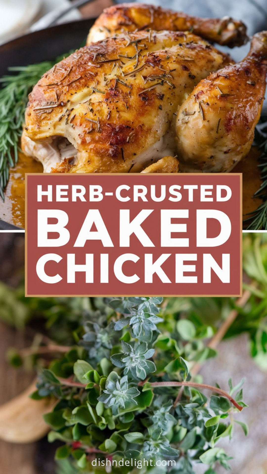 Herb-Crusted Baked Chicken Recipe