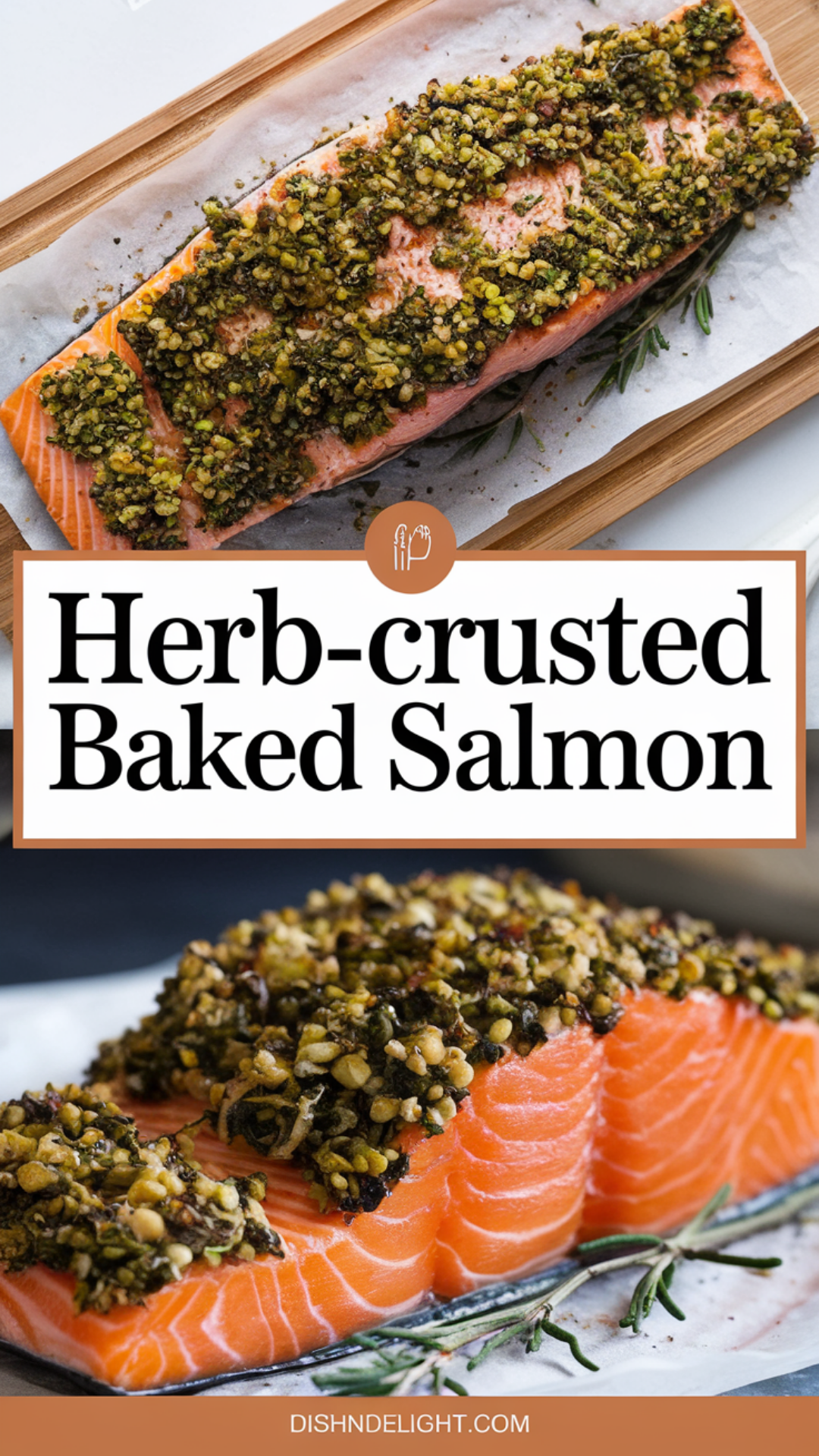 Herb-Crusted Baked Salmon Herb-Crusted Baked Salmon