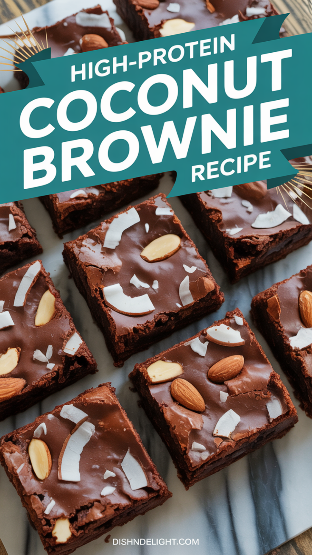 High-Protein Coconut Brownie Recipe High-Protein Coconut Brownie Recipe