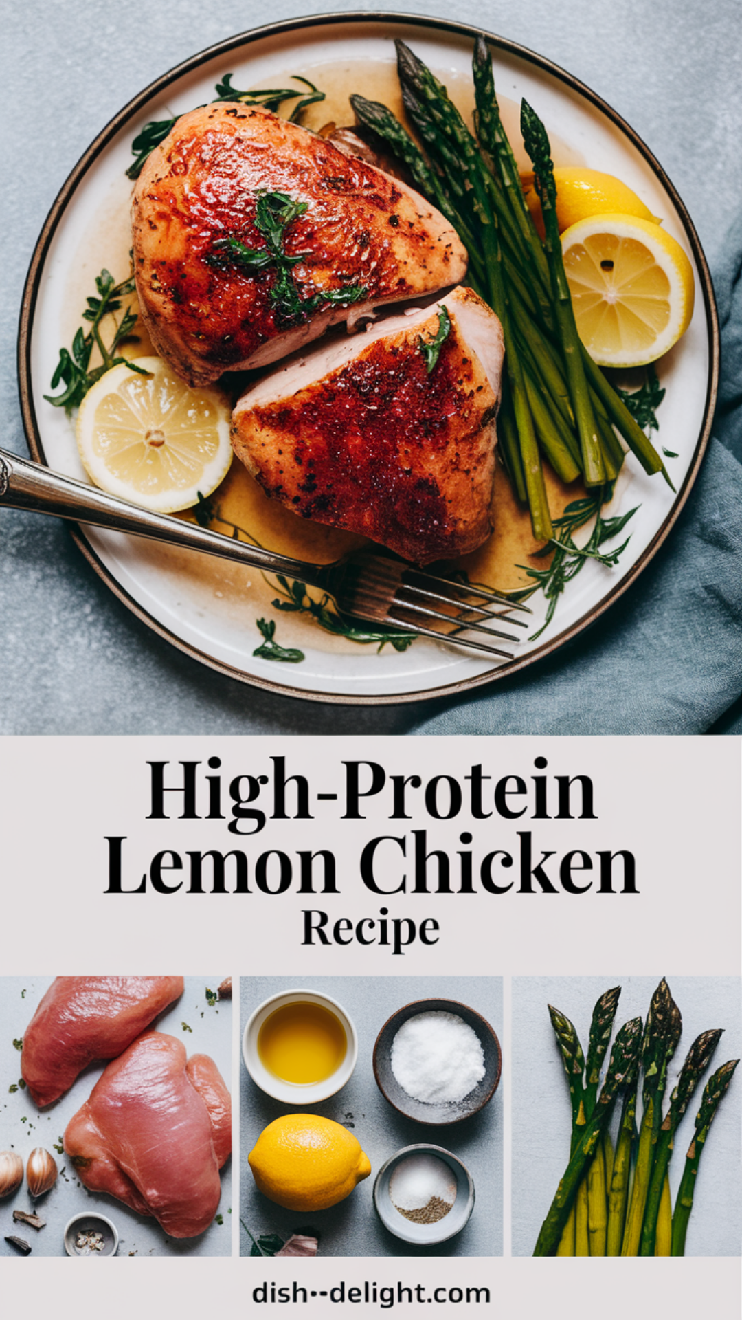 High-Protein Lemon Chicken Recipe