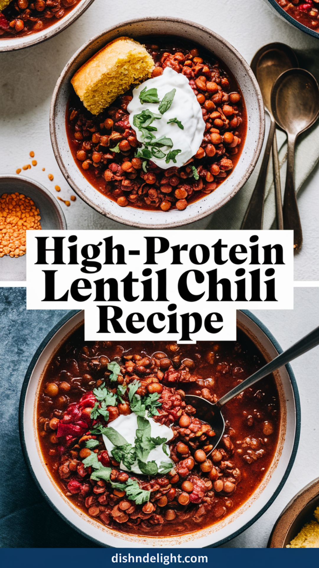 High-Protein Lentil Chili Recipe High-Protein Lentil Chili Recipe